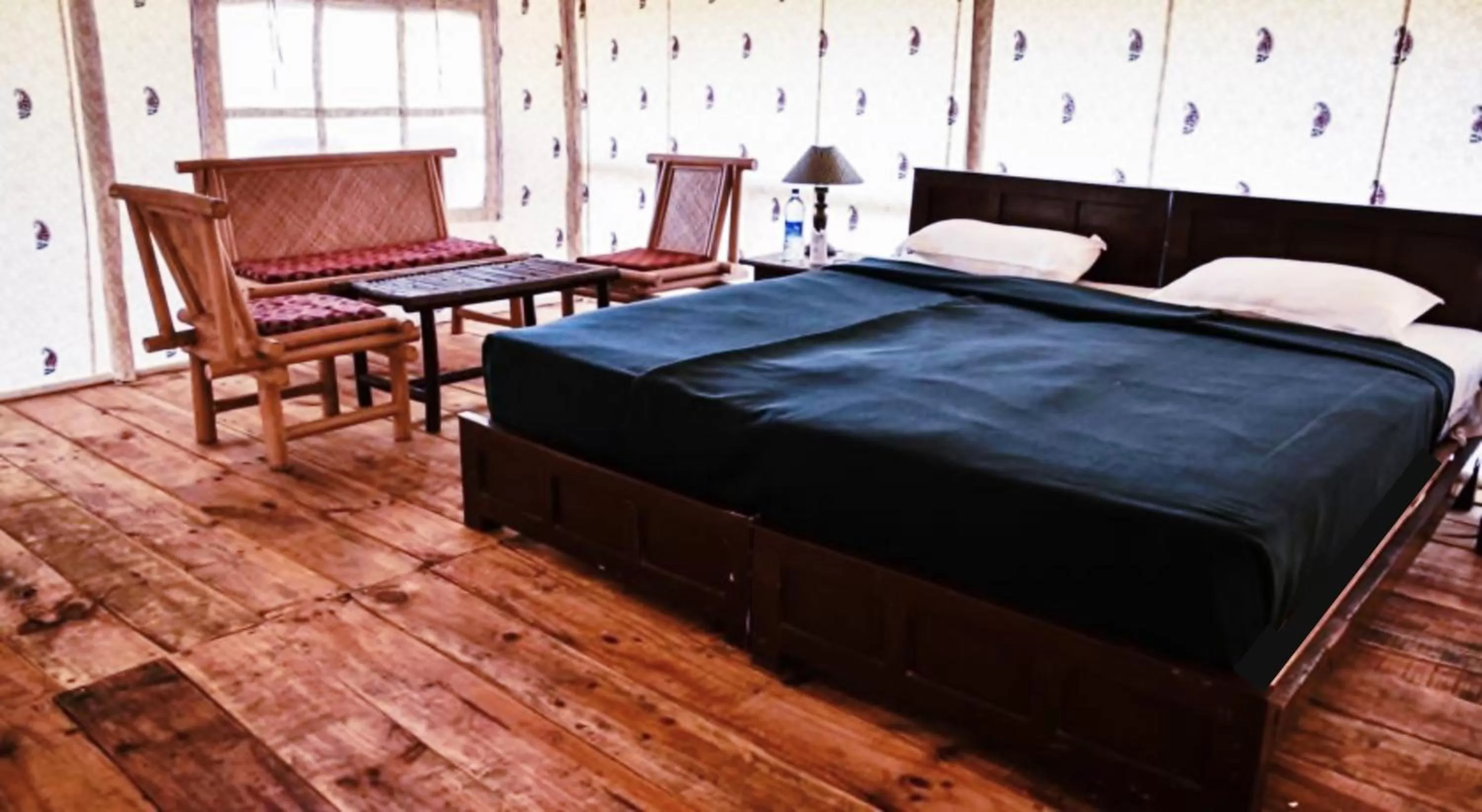 Bedroom, Room Photo in Sultan Bagh Resort by The Sky Imperial