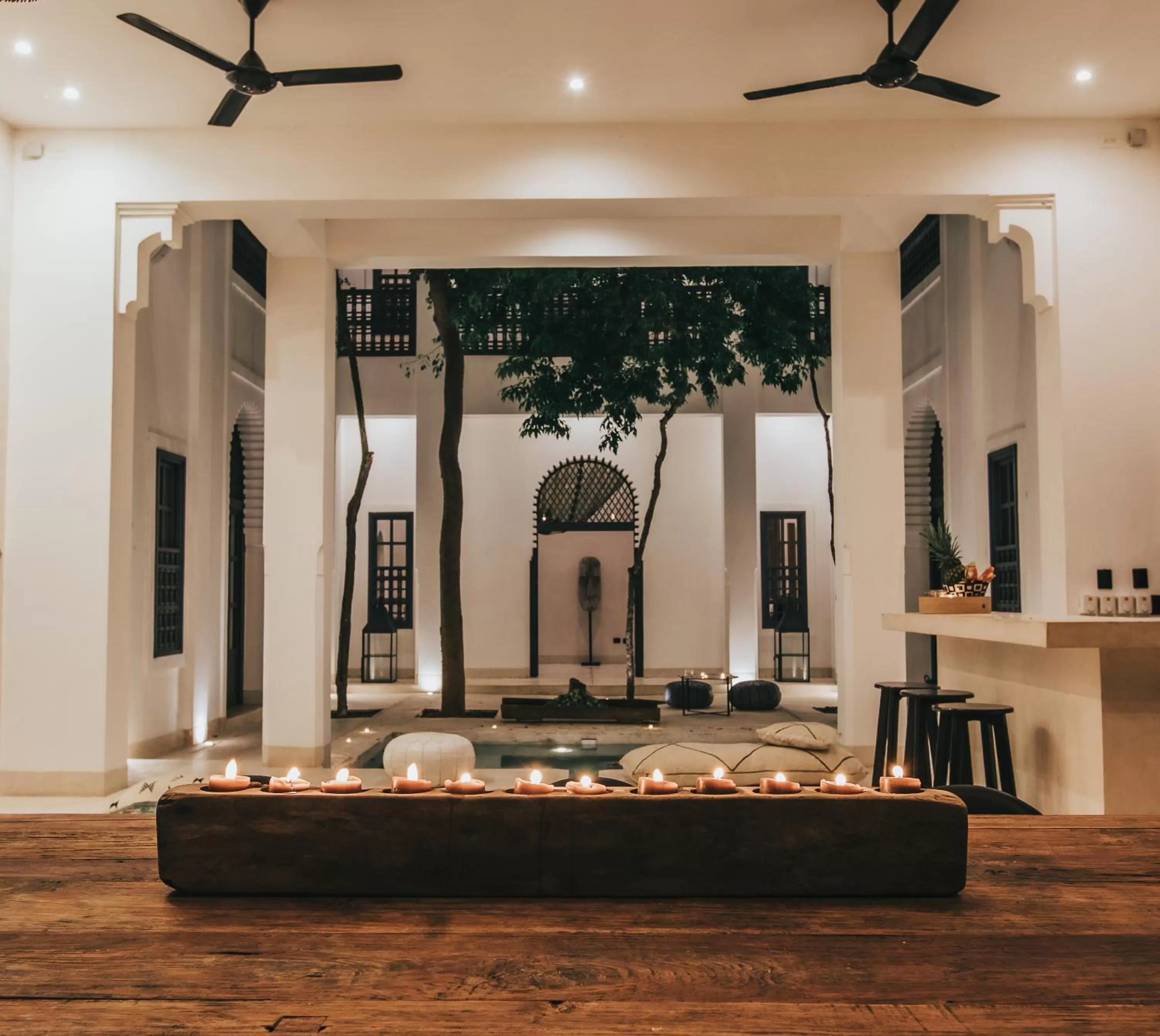 fireplace in Ambre & Epices Jungle Hotel & Spa