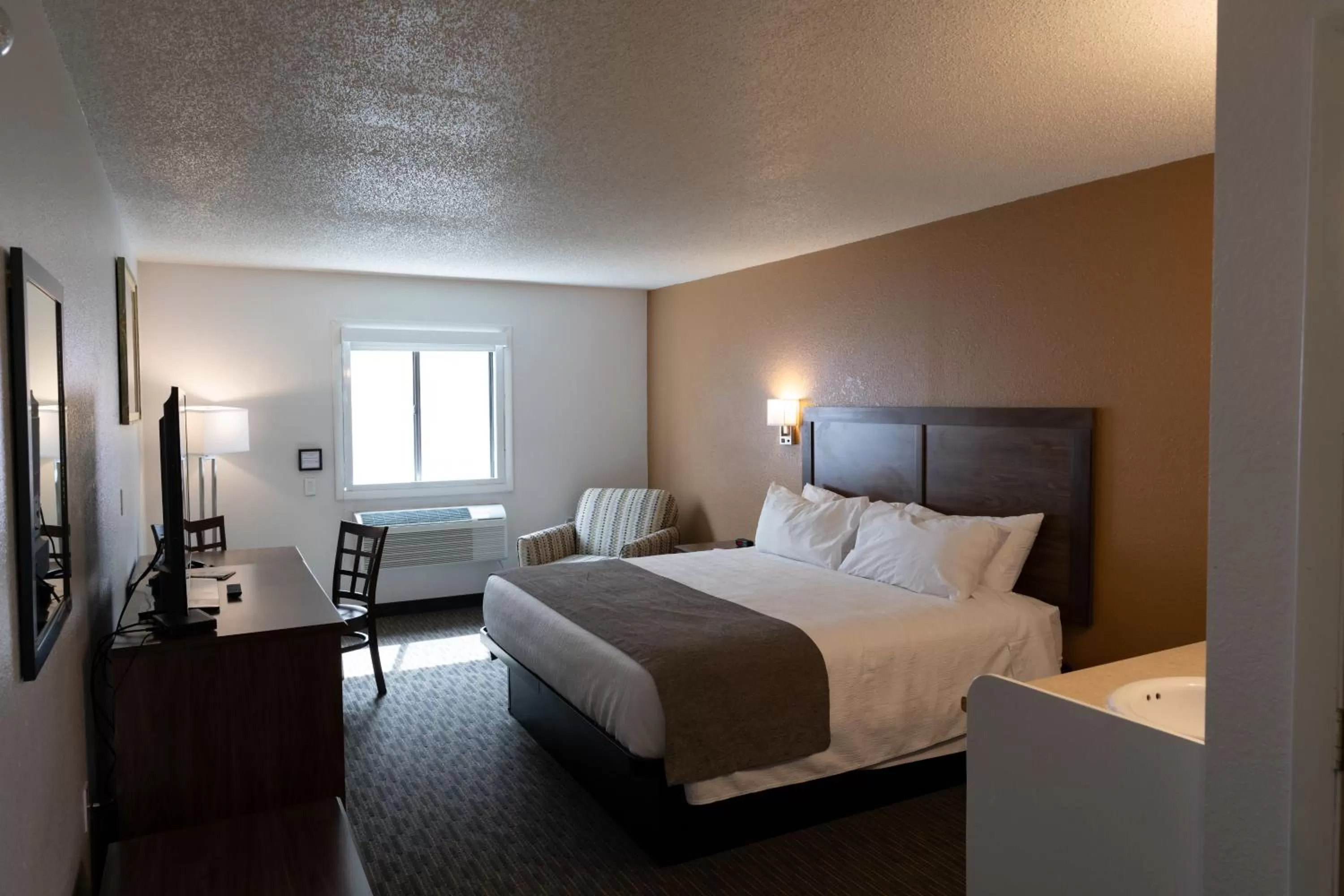 Bed in Riviera Motor Lodge