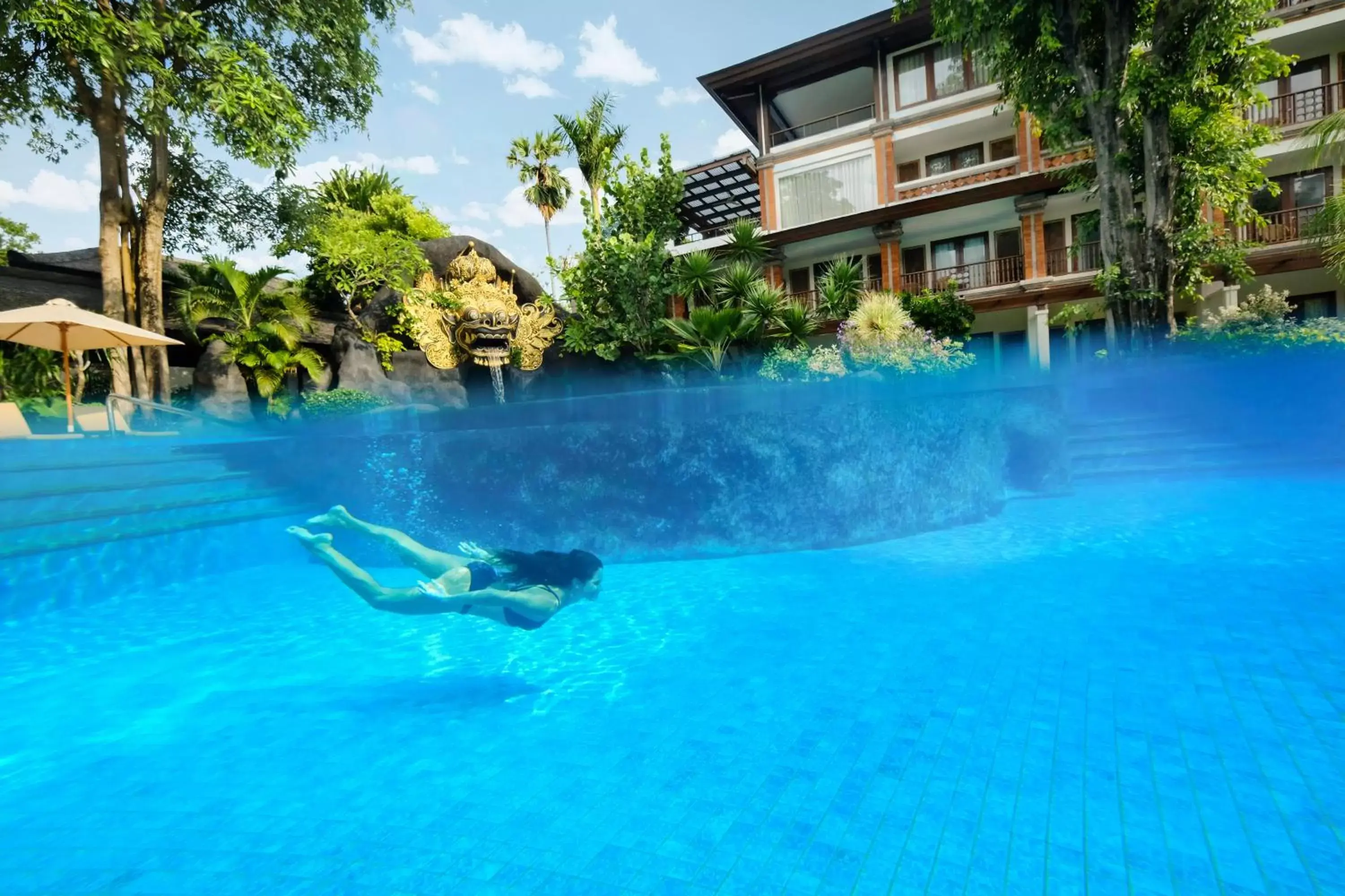 Swimming Pool in Padma Resort Legian