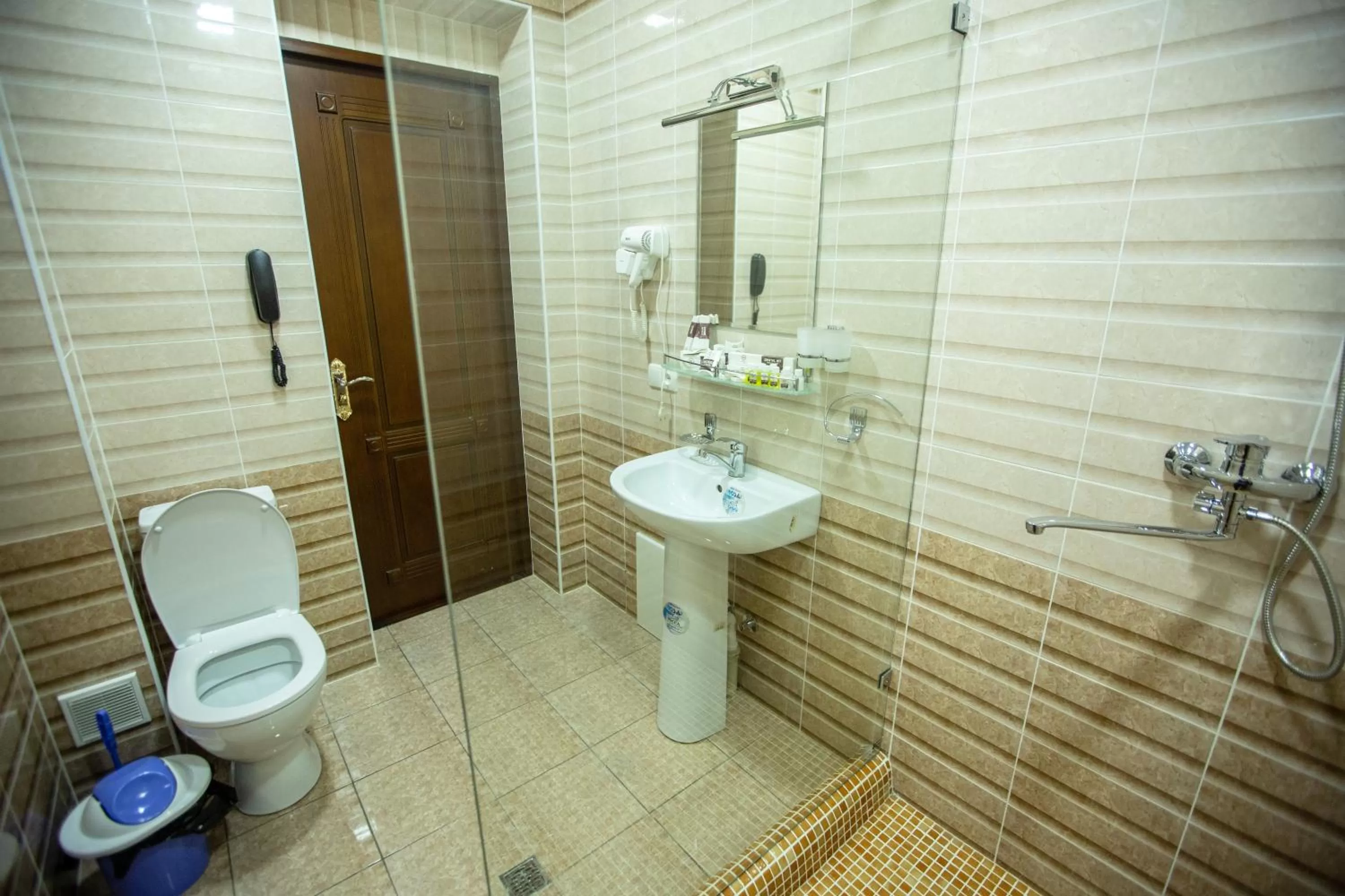 Shower in Mirzo Boutique Hotel