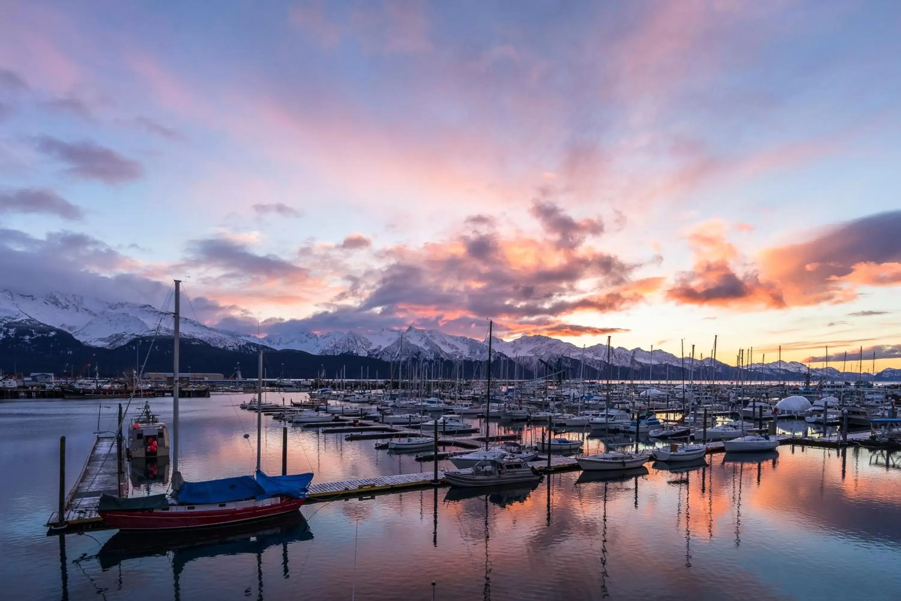 Sea view in Harbor 360 Hotel Seward