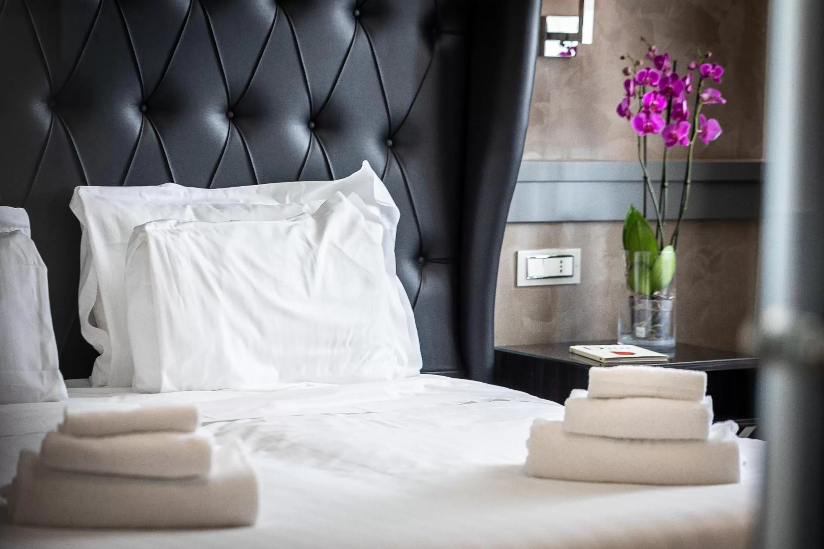 Bed in Hotel Castellino Roma