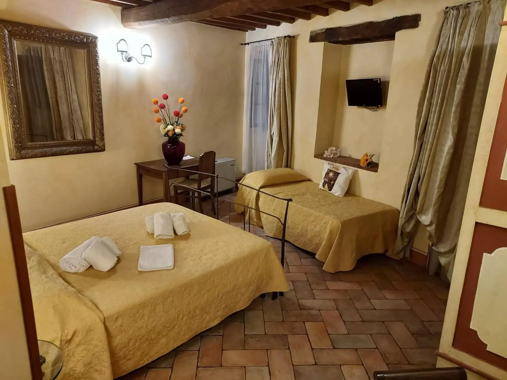 Bed in B&B Baldovino di Monte