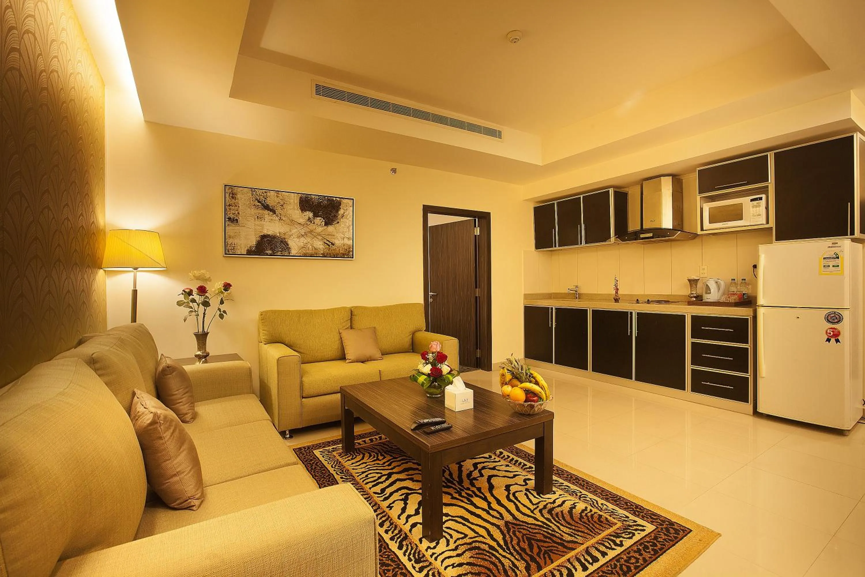 Living room in Hayat Watheer for serviced Apartment