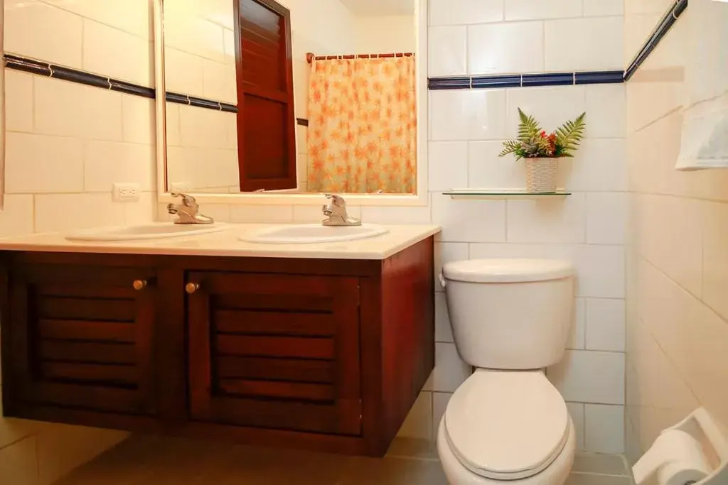 Bathroom in Cabarete Palm Beach Condos