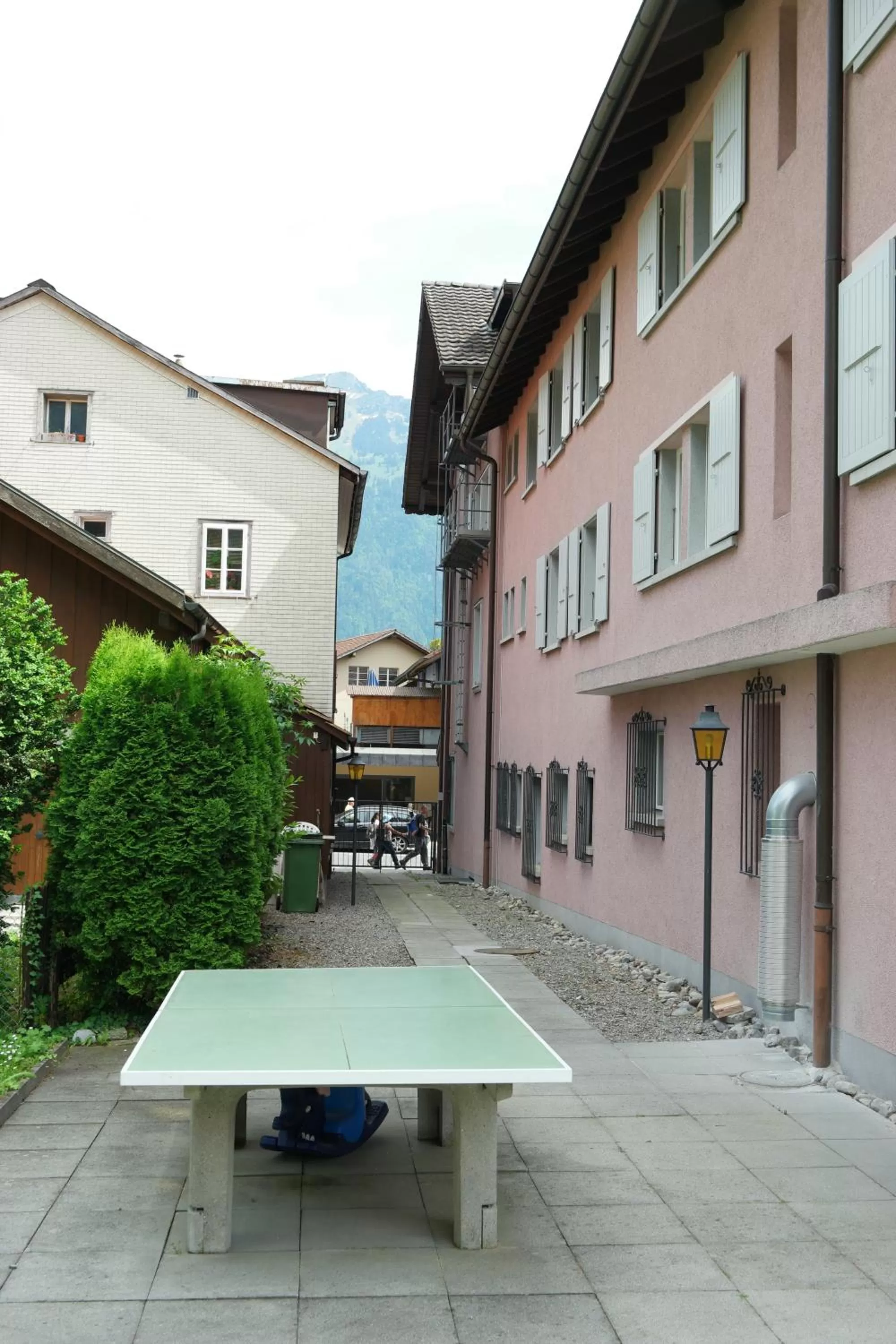 Table tennis in Hotel Rössli