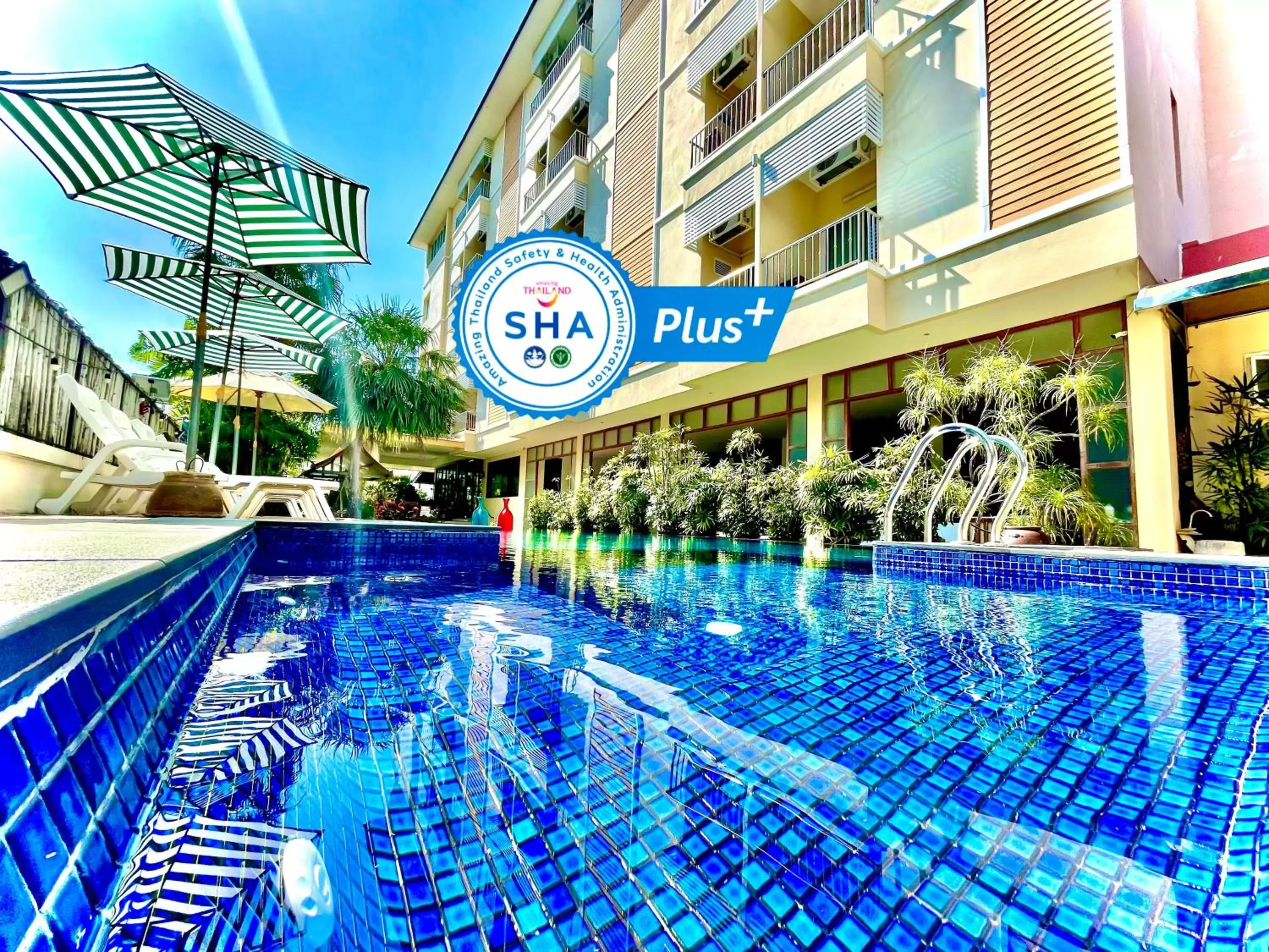 Children play ground, Swimming Pool in Smile Hua-Hin Resort - SHA Plus