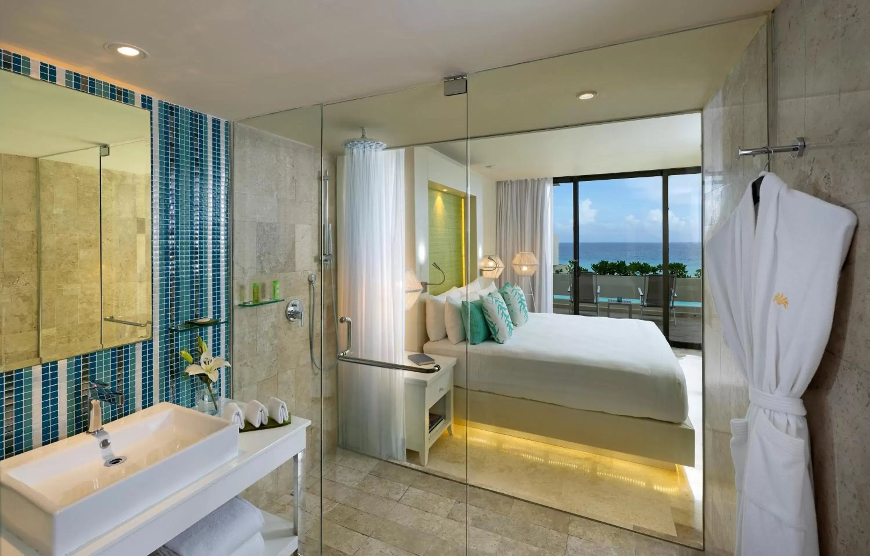 Bedroom, Bathroom in Paradisus Cancun All Inclusive