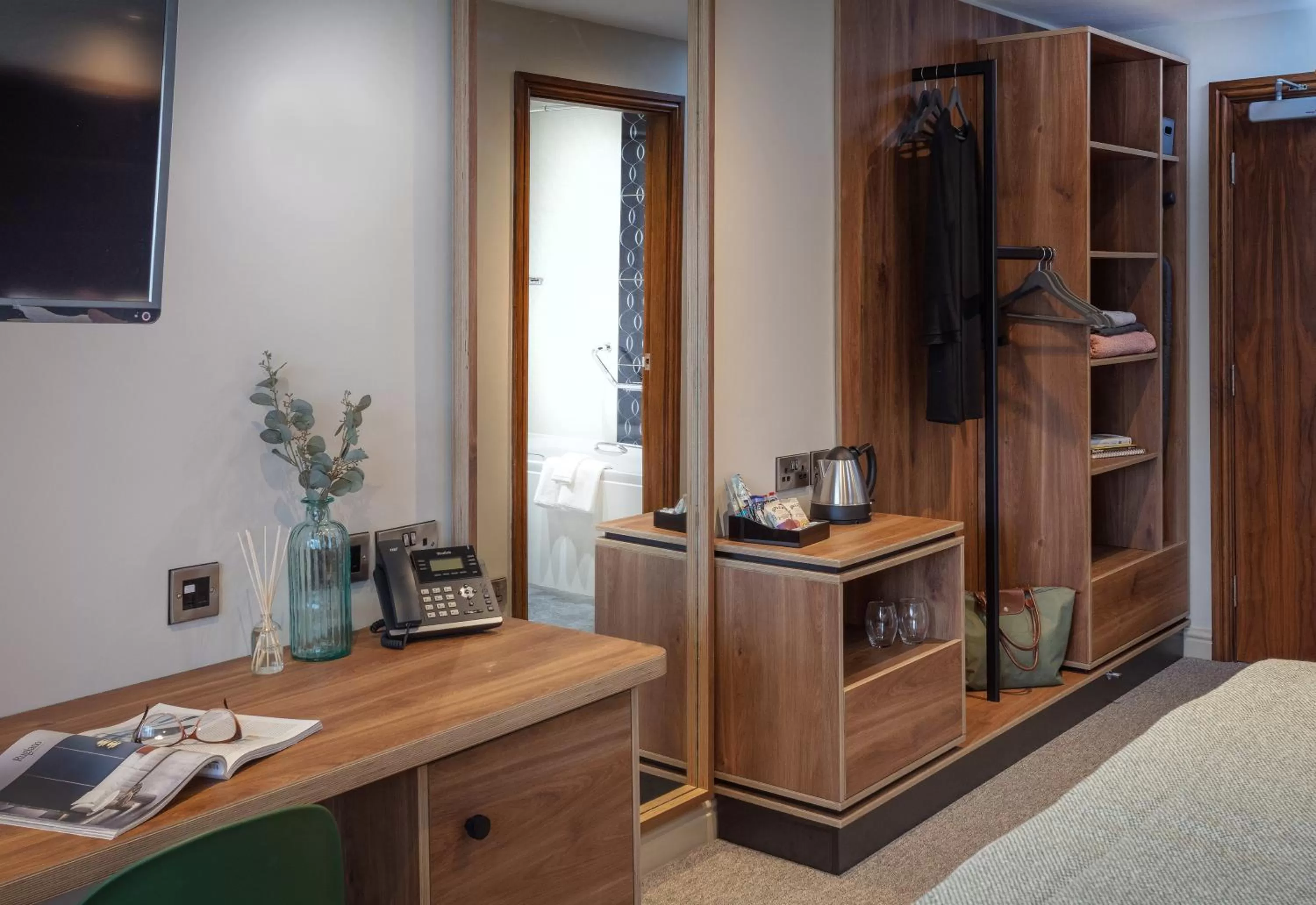 Bedroom in Mytton Fold Hotel, Ribble Valley