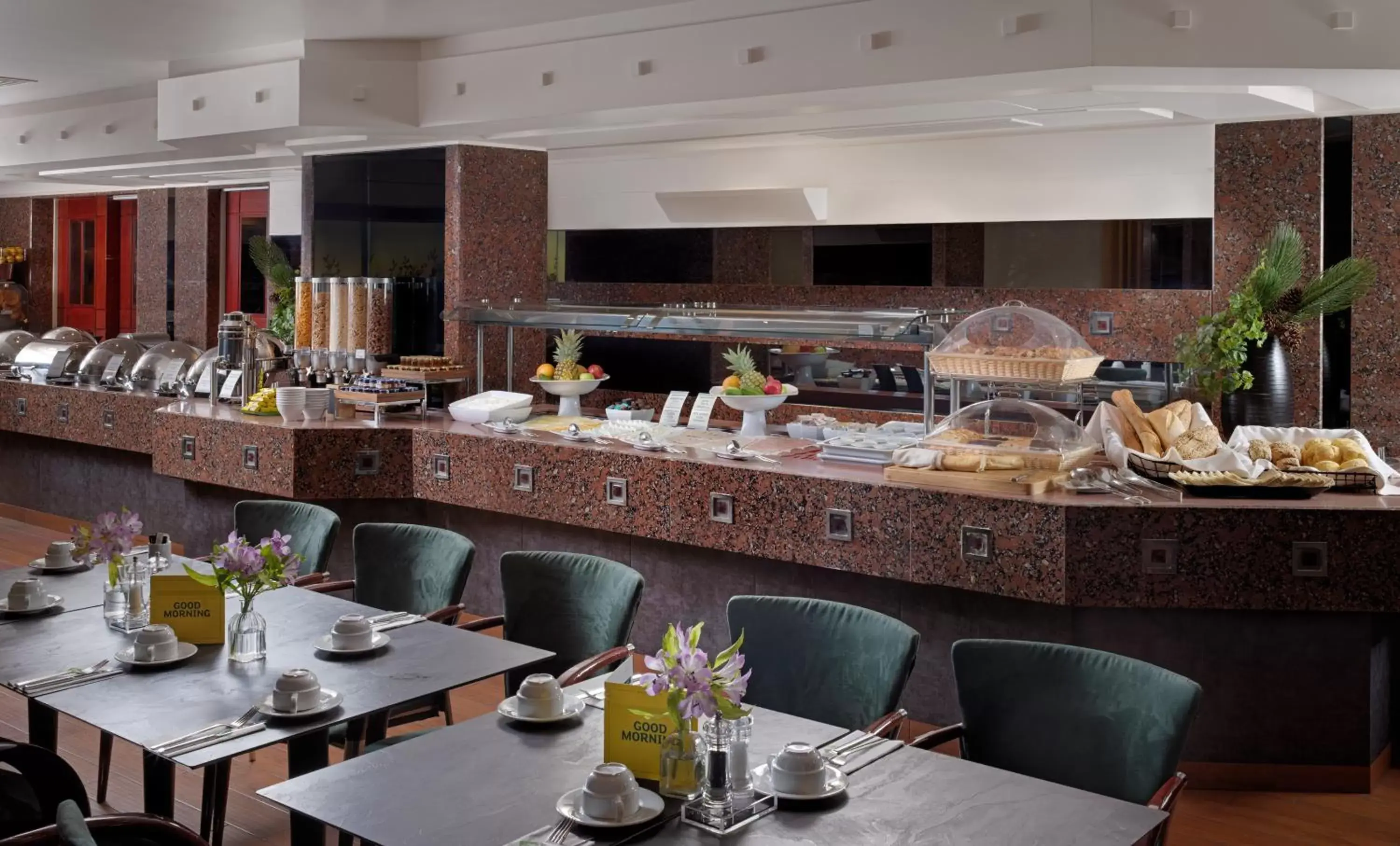 Breakfast, Restaurant/Places to Eat in Holiday Inn Athens Attica Av, Airport W., an IHG Hotel