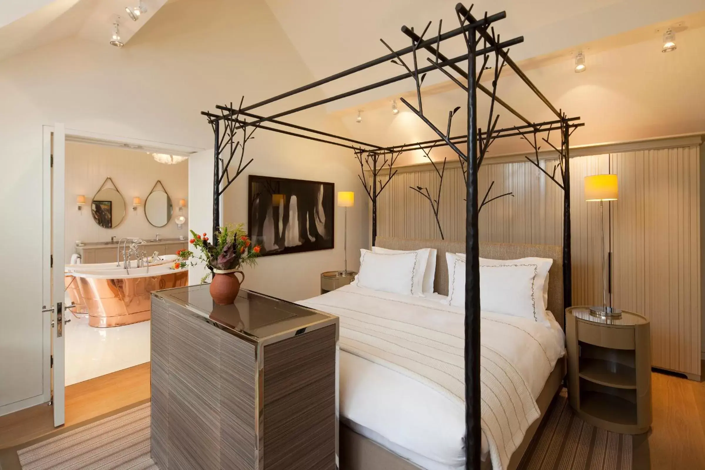 Bed in Coworth Park - Dorchester Collection