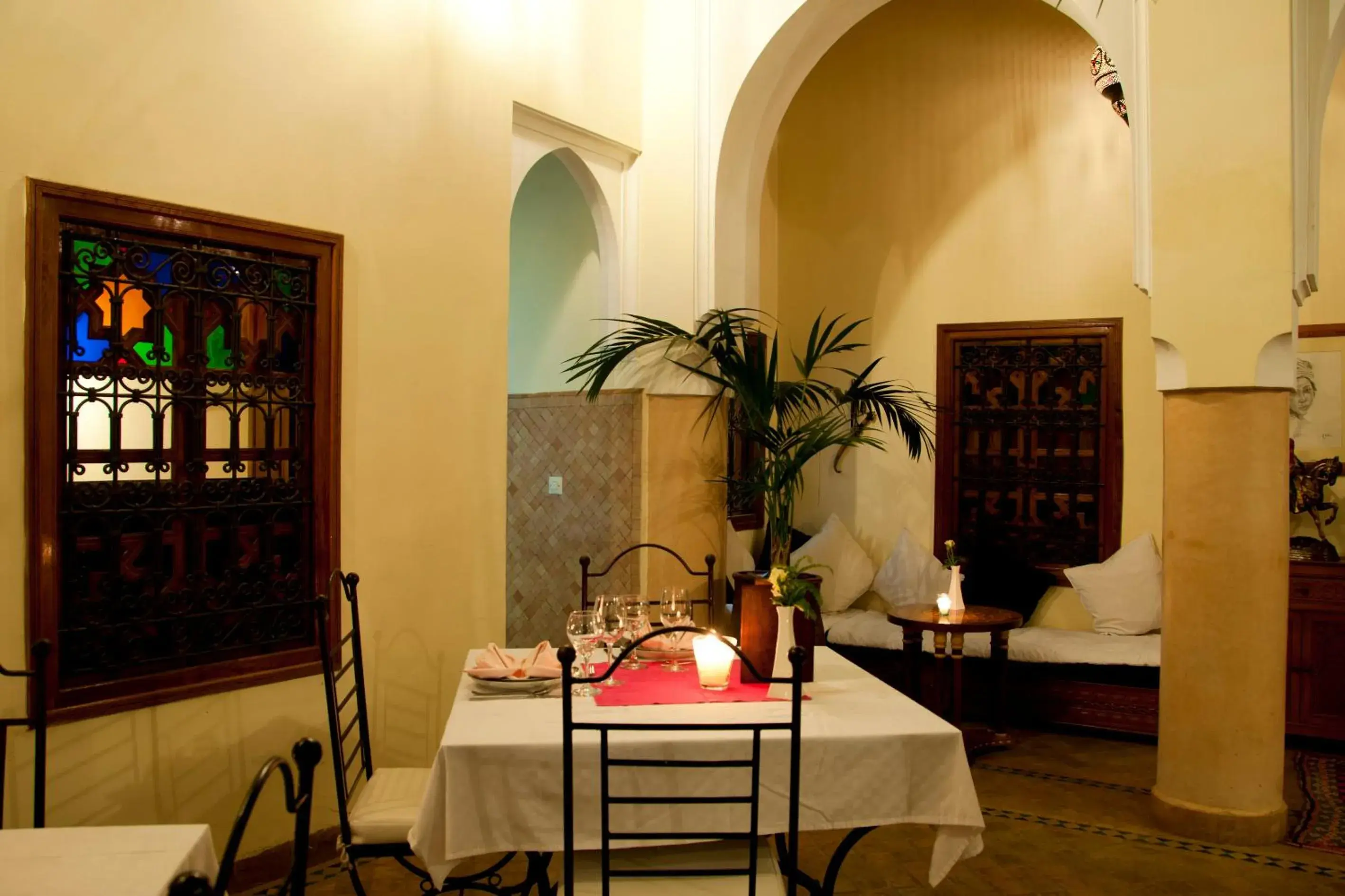 Restaurant/places to eat, Dining Area in Riad Les Trois Palmiers El Bacha