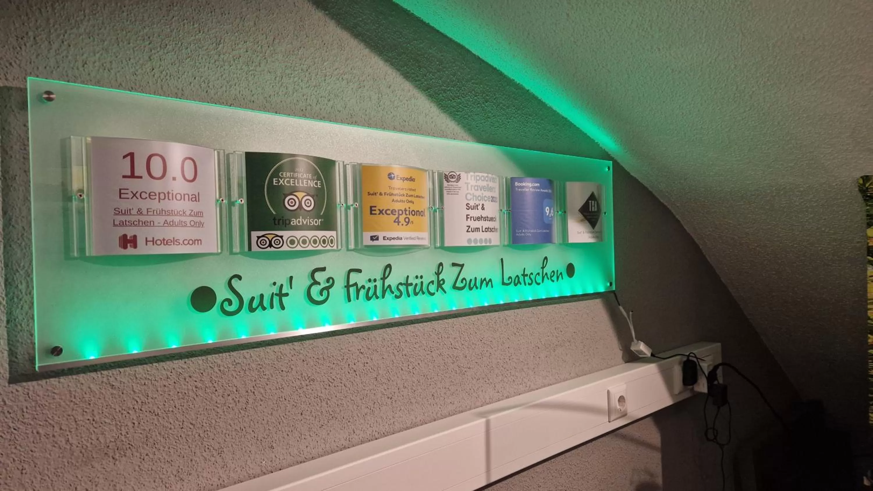 Lobby or reception in Suit' & Frühstück Zum Latschen - Adults Only