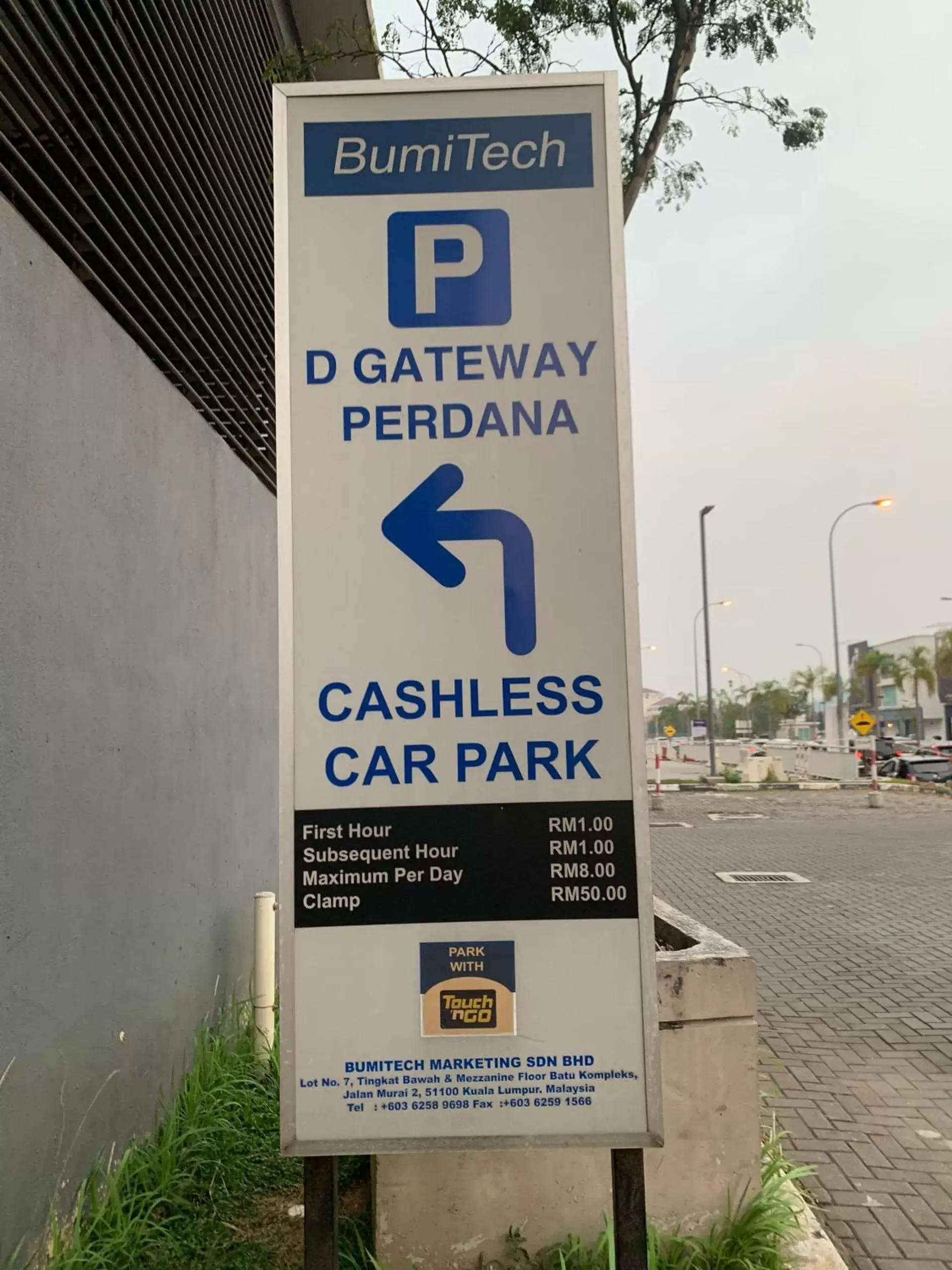 Parking in D Gateway Perdana Hotel Bangi