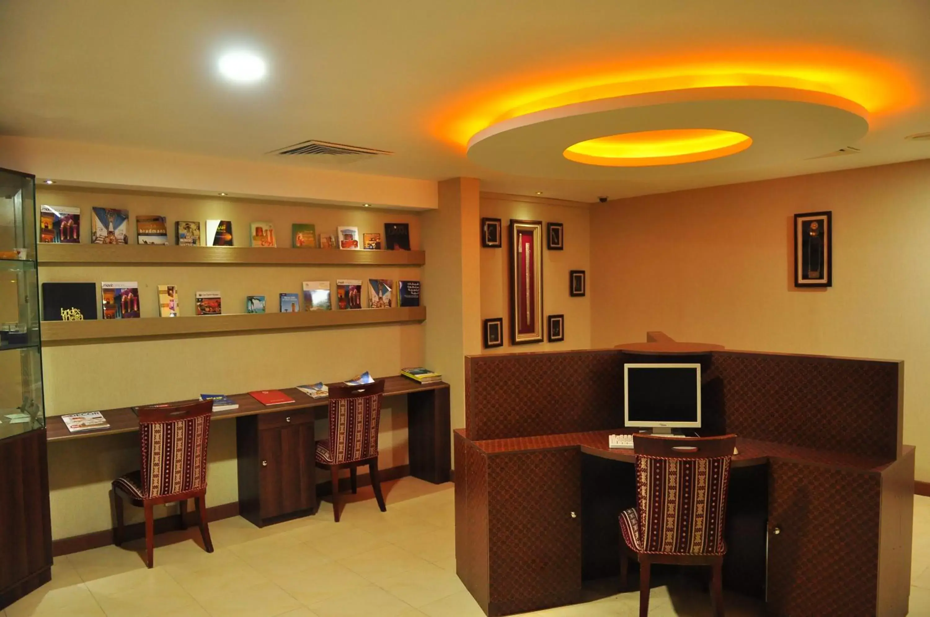 Library in Al Bahjah Hotel