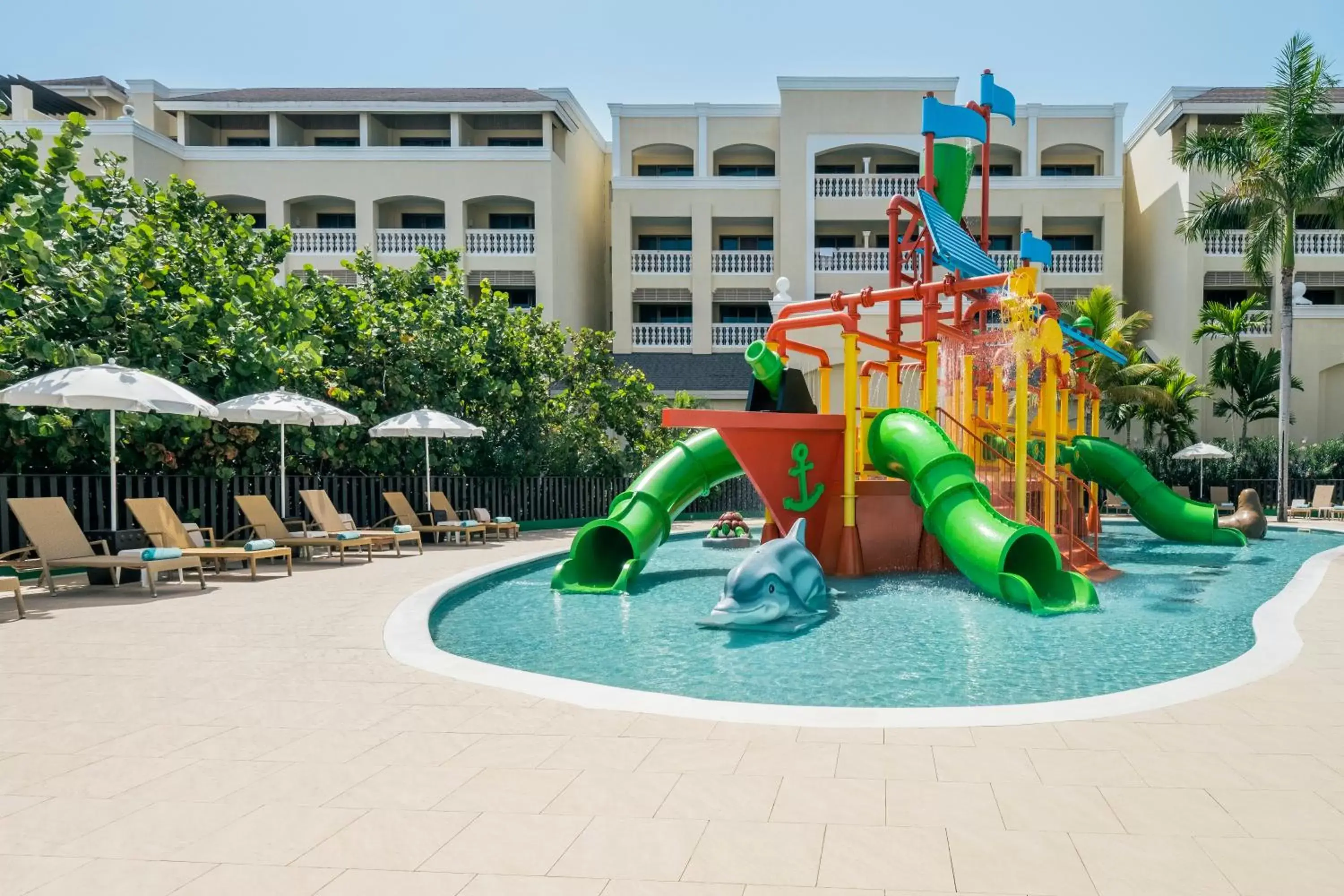 Children play ground, Water Park in Iberostar Selection Rose Hall Suites