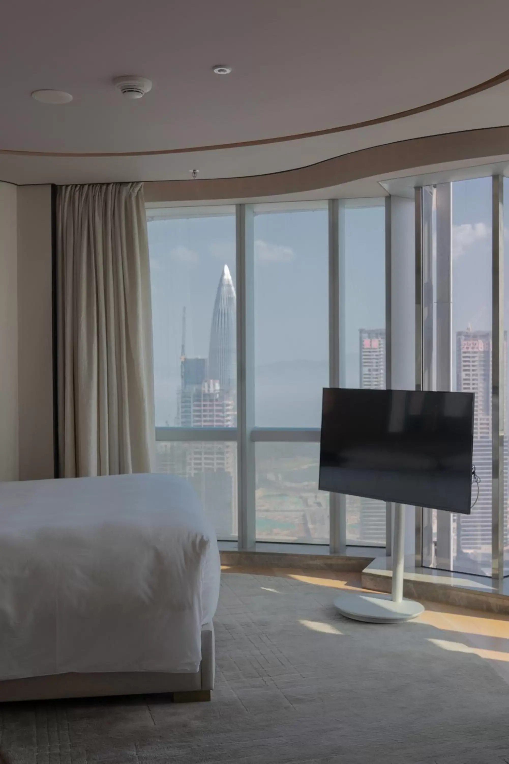 View (from property/room), TV/Entertainment Center in Shenzhen Marriott Hotel Nanshan