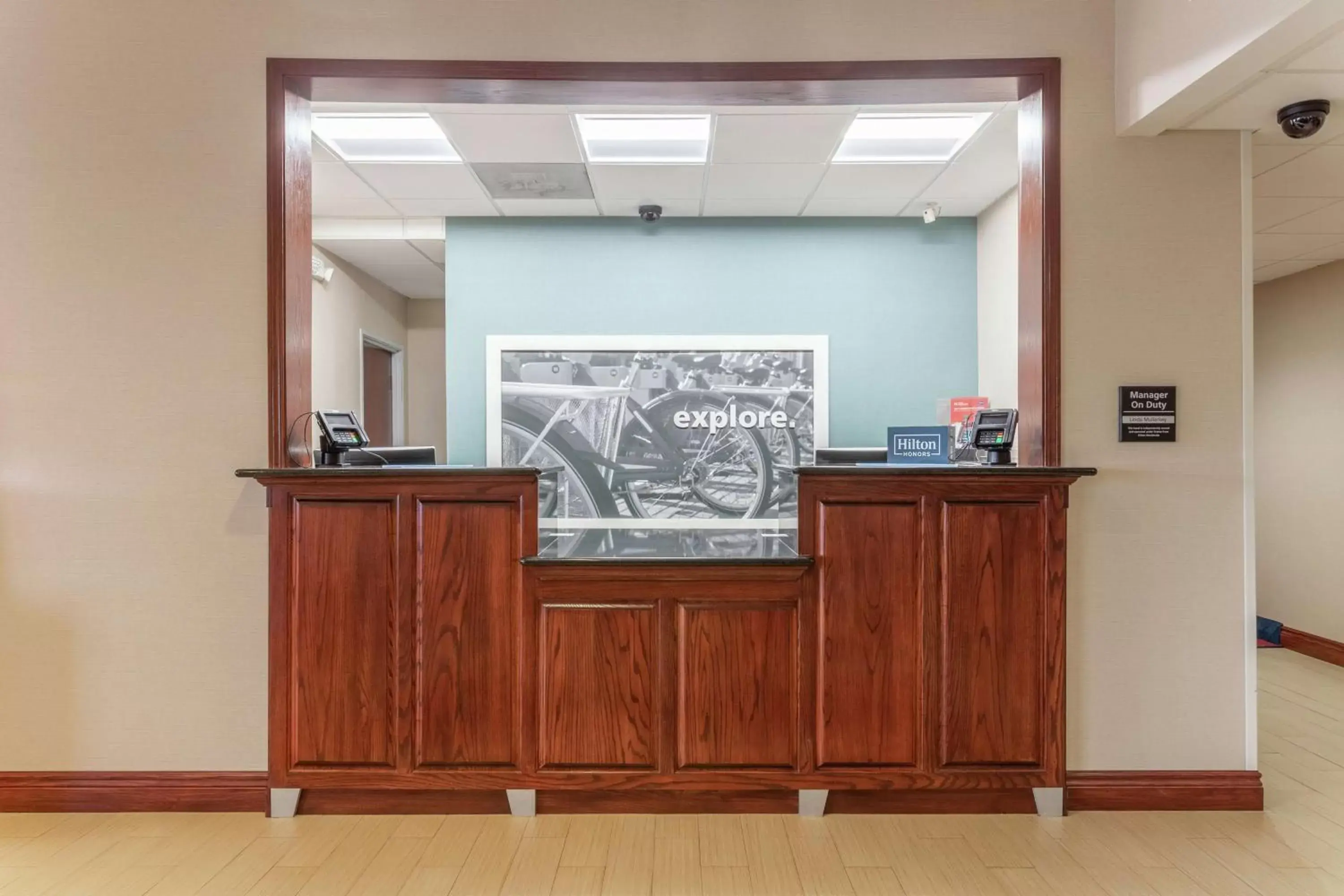 Lobby or reception in Hampton Inn Jefferson City at Capital Mall Lobby or reception in Hampton Inn Jefferson City at Capital Mall