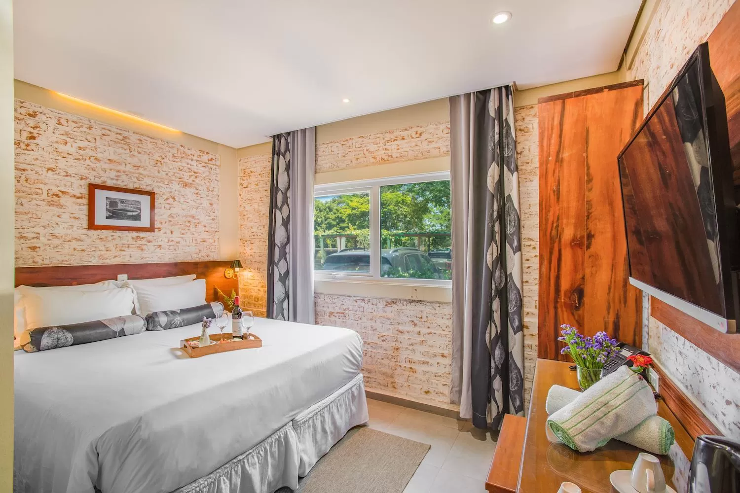 Bedroom, Bed in Hotel Villa Lobos Spa Romantik