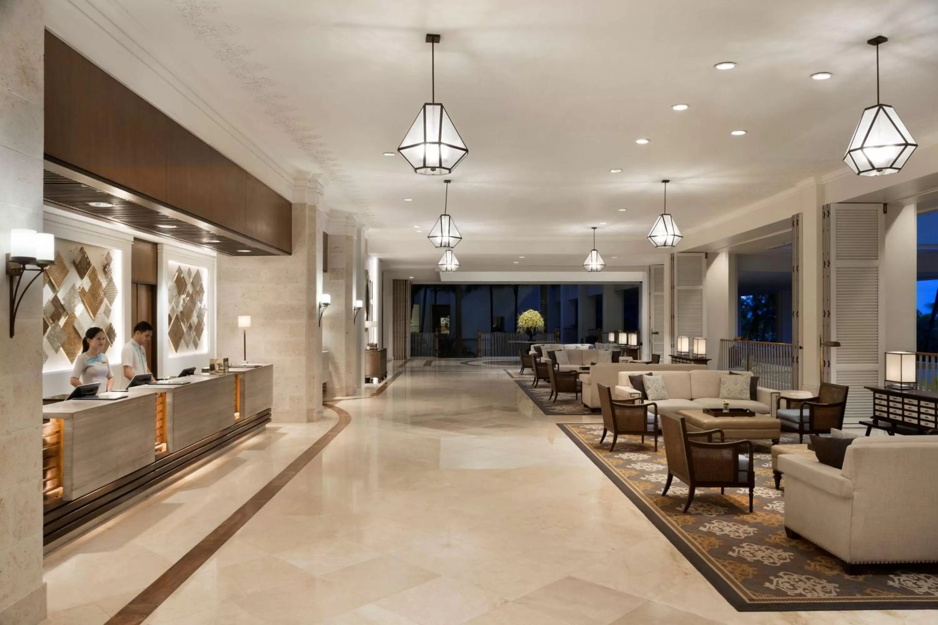 Lobby or reception in Shangri-La Mactan, Cebu