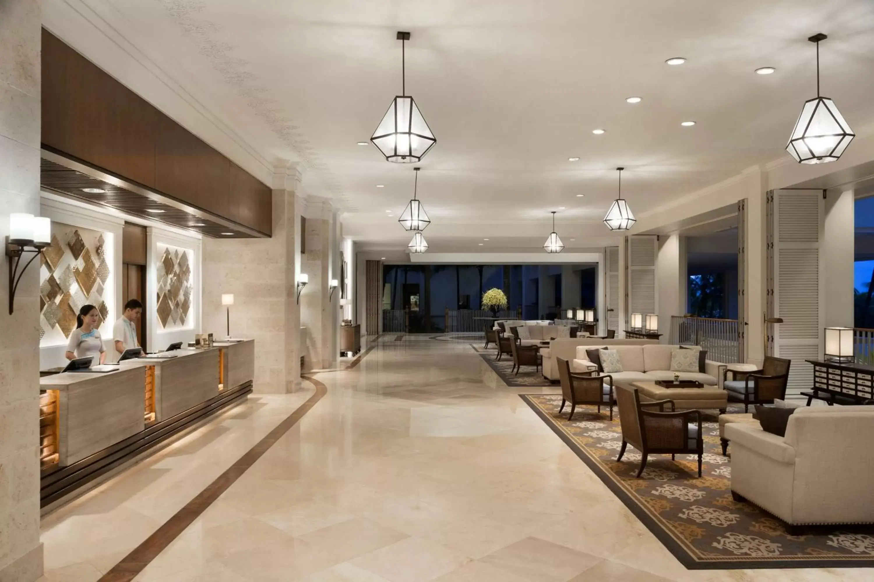 Lobby or reception in Shangri-La Mactan, Cebu Lobby or reception in Shangri-La Mactan, Cebu