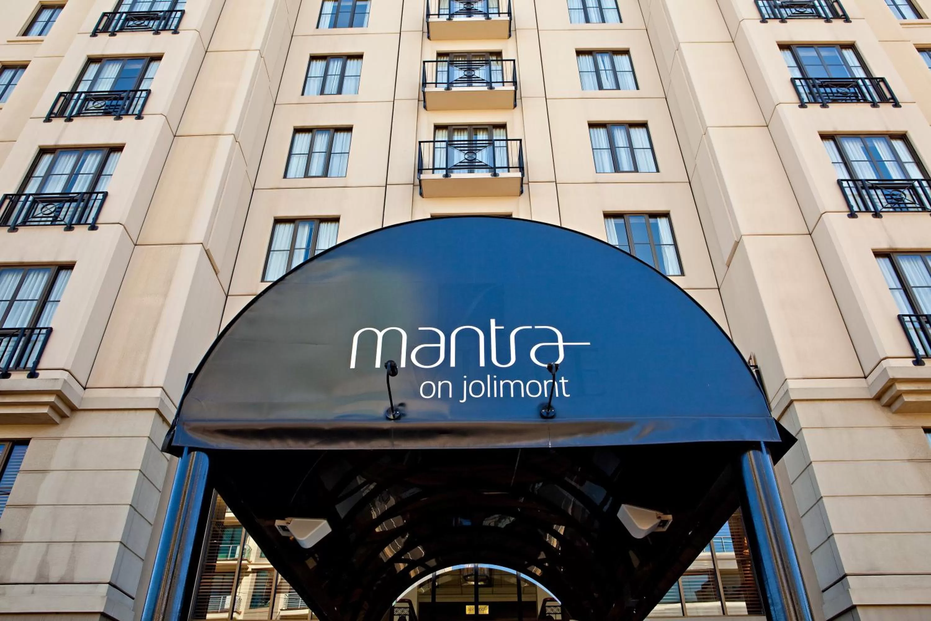 Property logo or sign in Mantra on Jolimont Melbourne