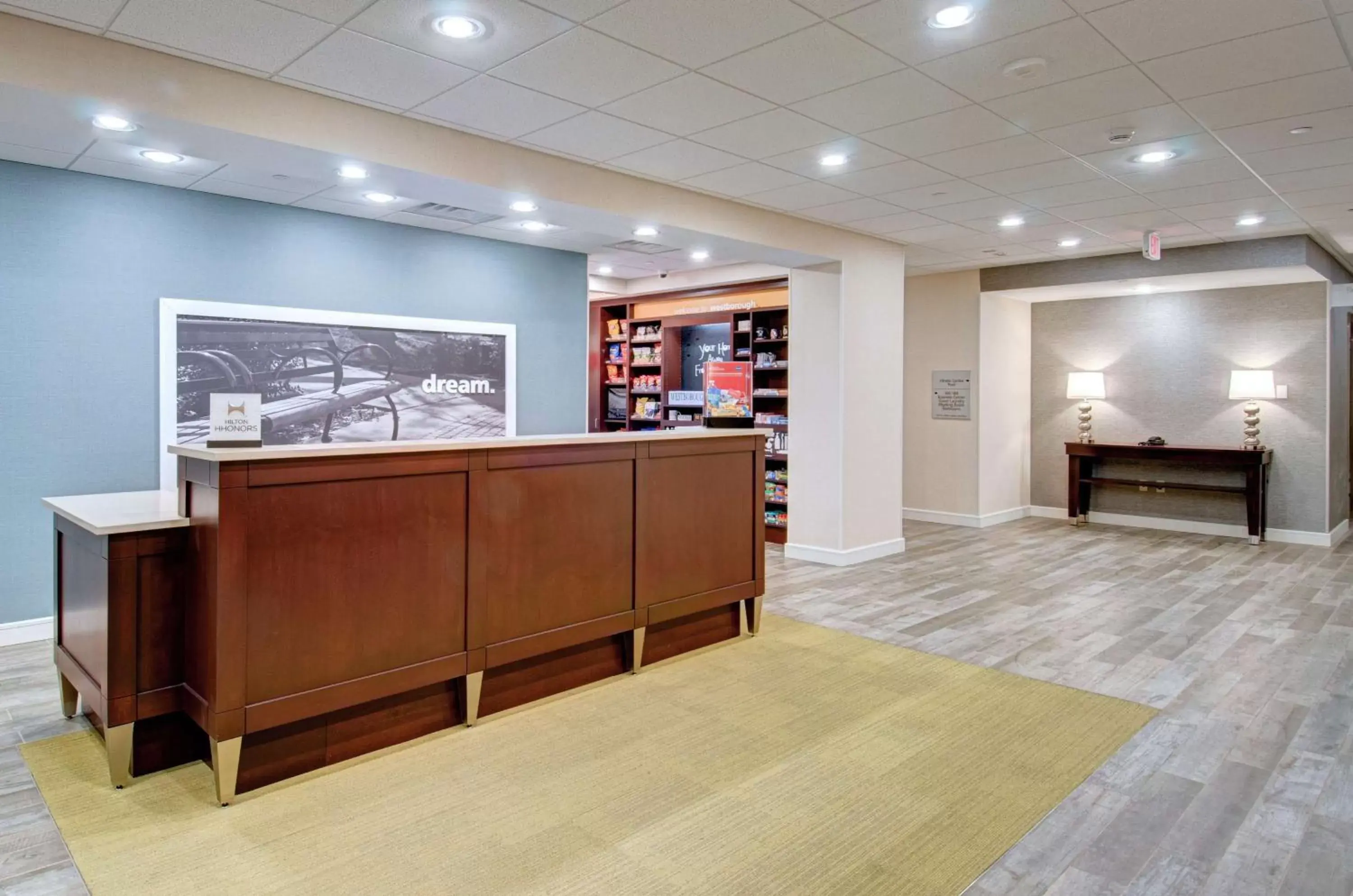 Lobby or reception in Hampton Inn Boston - Westborough Lobby or reception in Hampton Inn Boston - Westborough