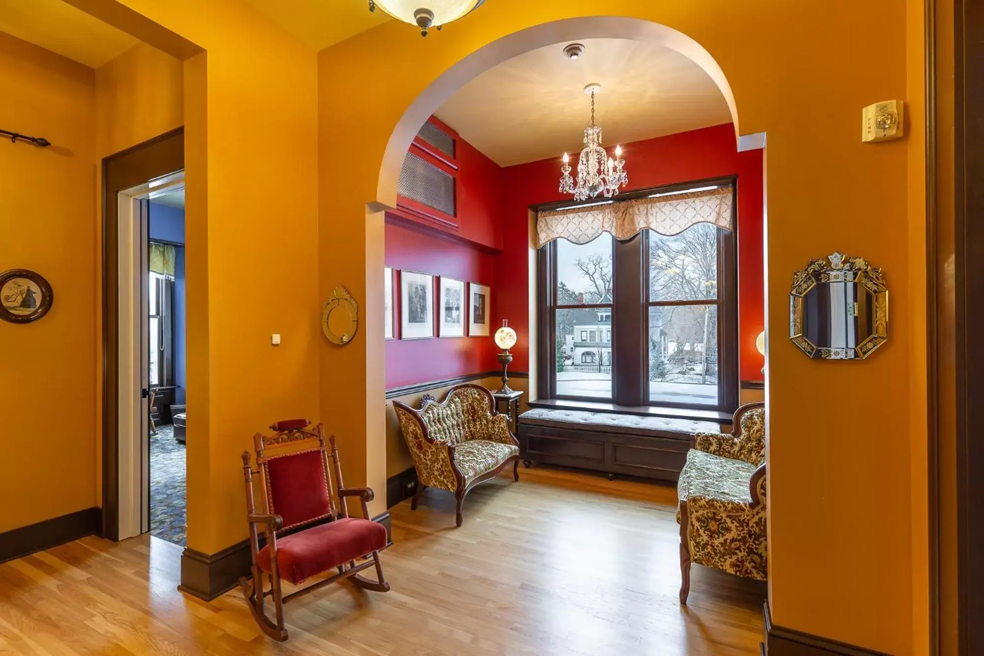 Seating Area in Steele Mansion Inn & Gathering Hub