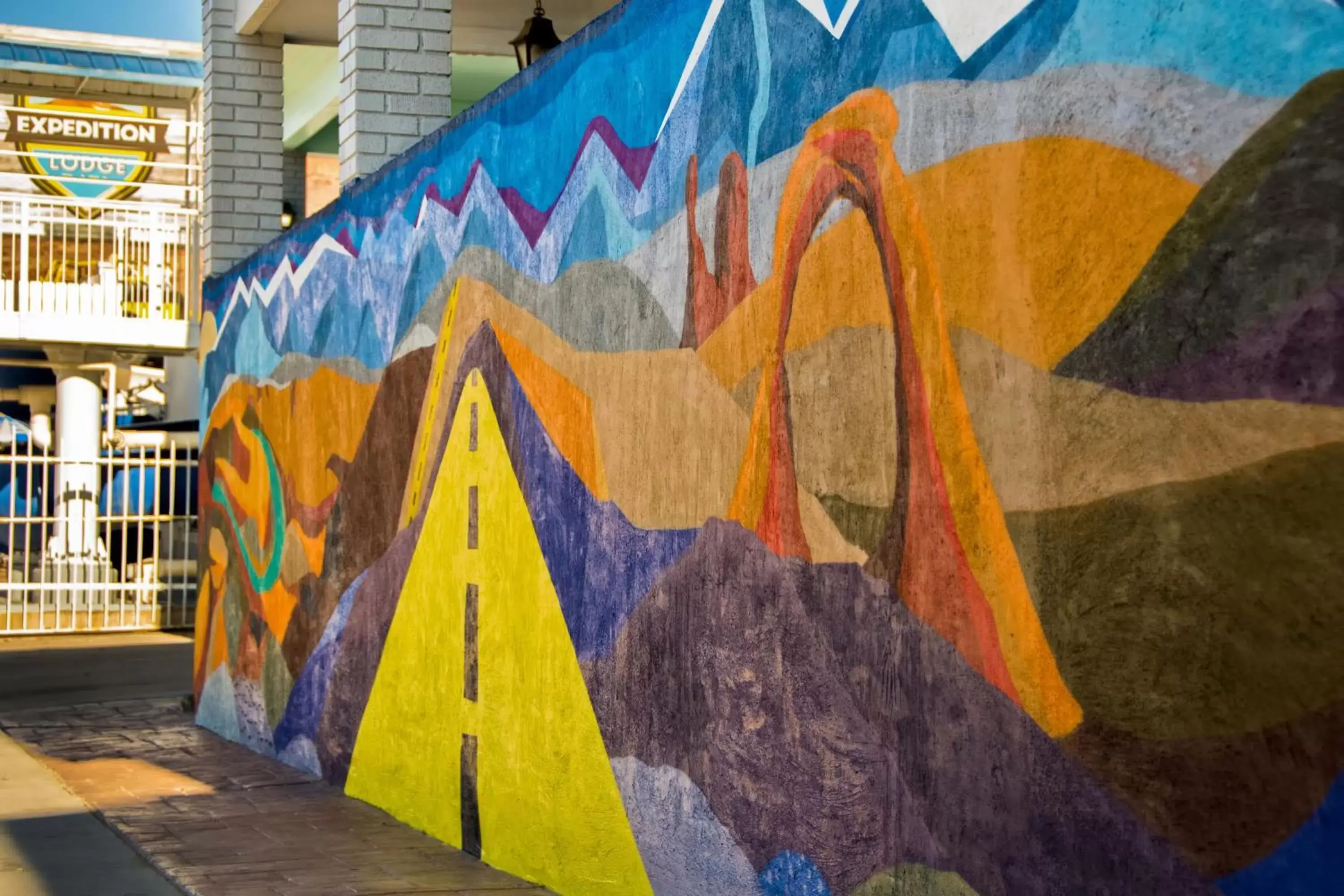 Property building in Expedition Lodge Moab Arches National Park Property building in Expedition Lodge Moab Arches National Park