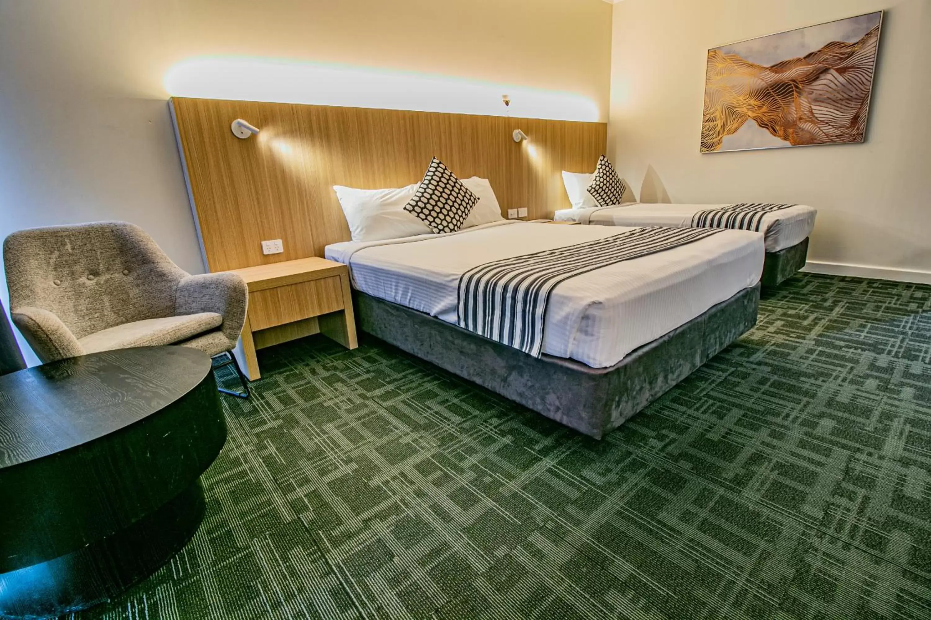 Bed in Absolute Beachfront Opal Cove Resort Bed in Absolute Beachfront Opal Cove Resort