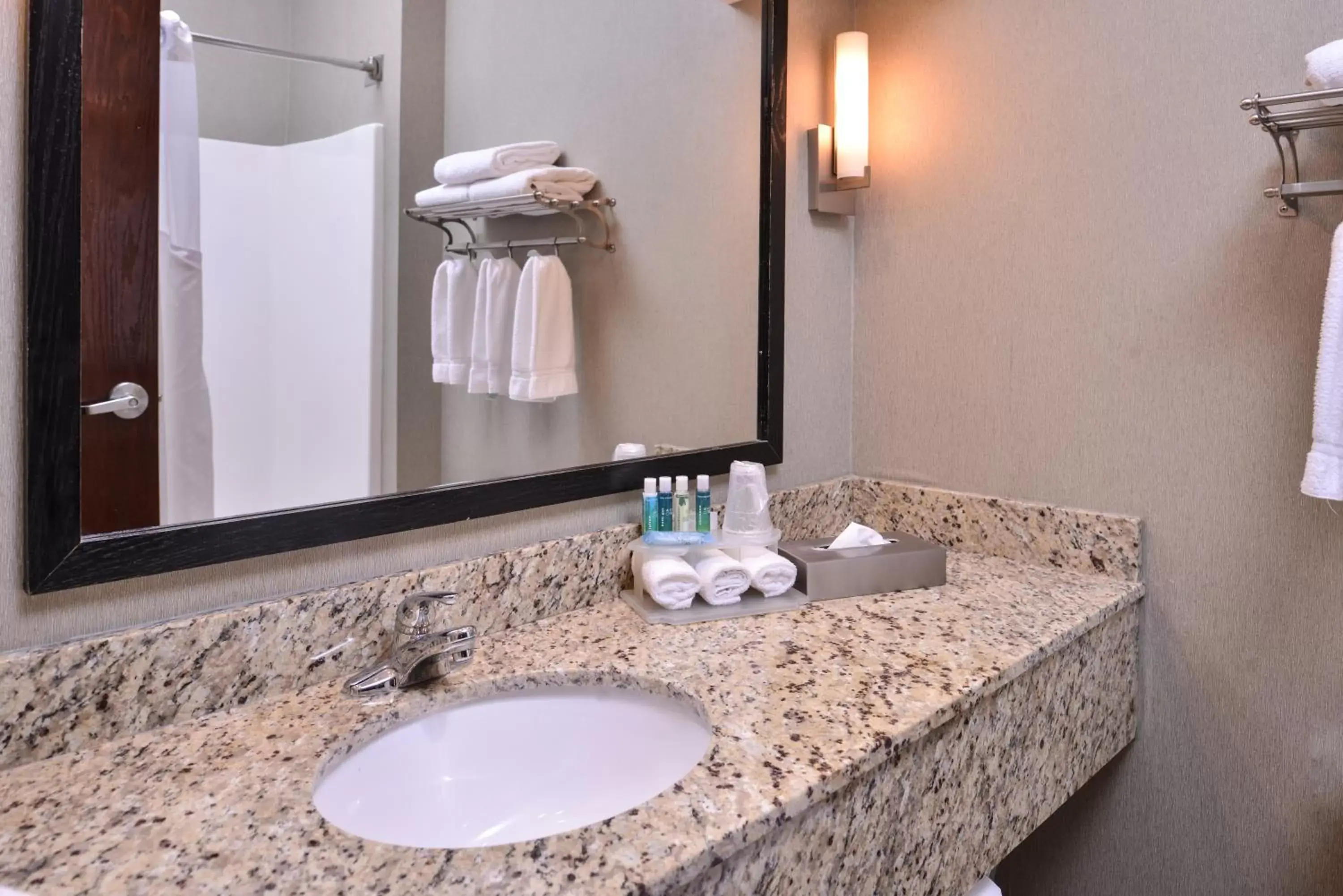 Bathroom in Holiday Inn Express Hotels & Suites Topeka West, an IHG Hotel