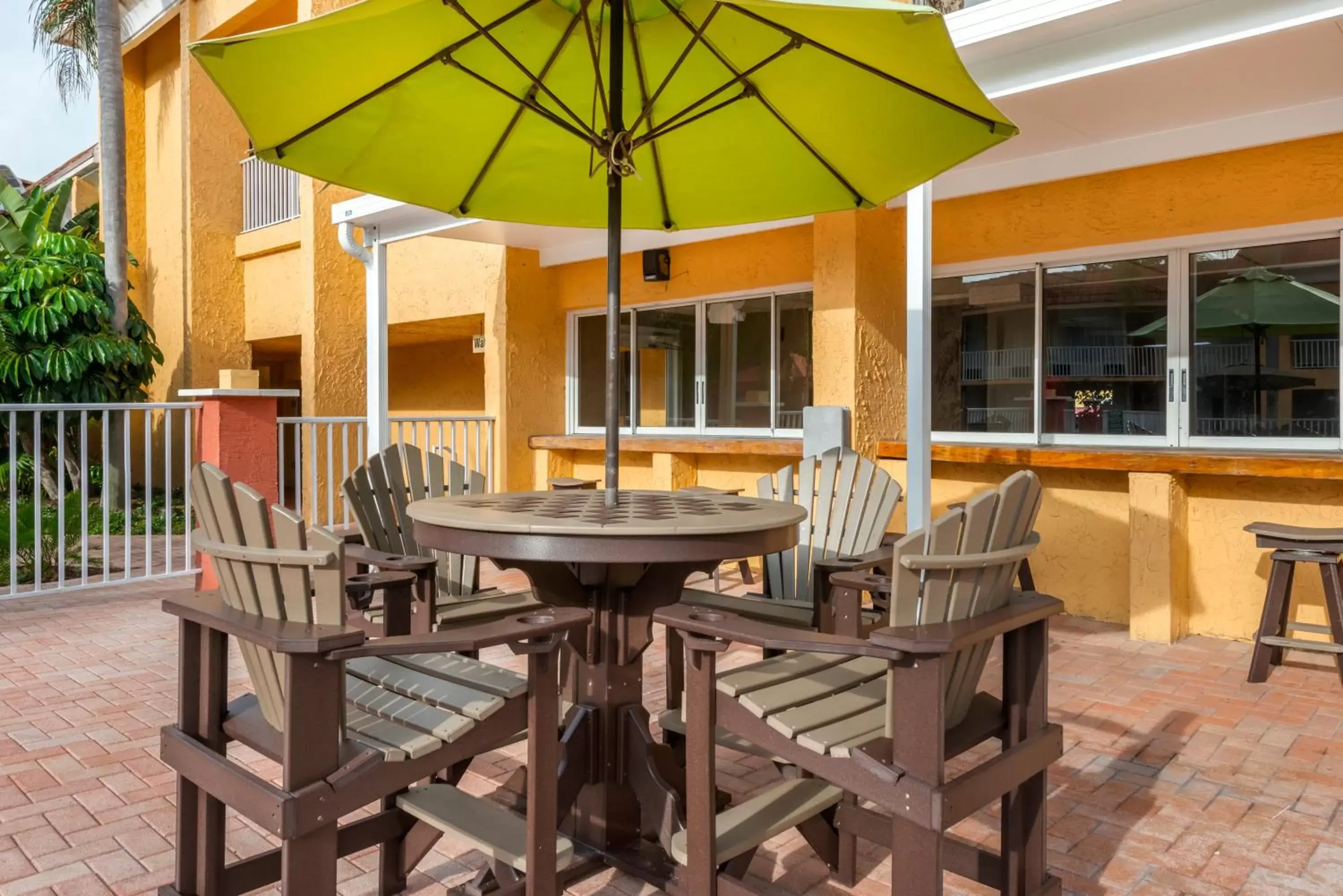Patio in Quality Inn and Suites Conference Center
