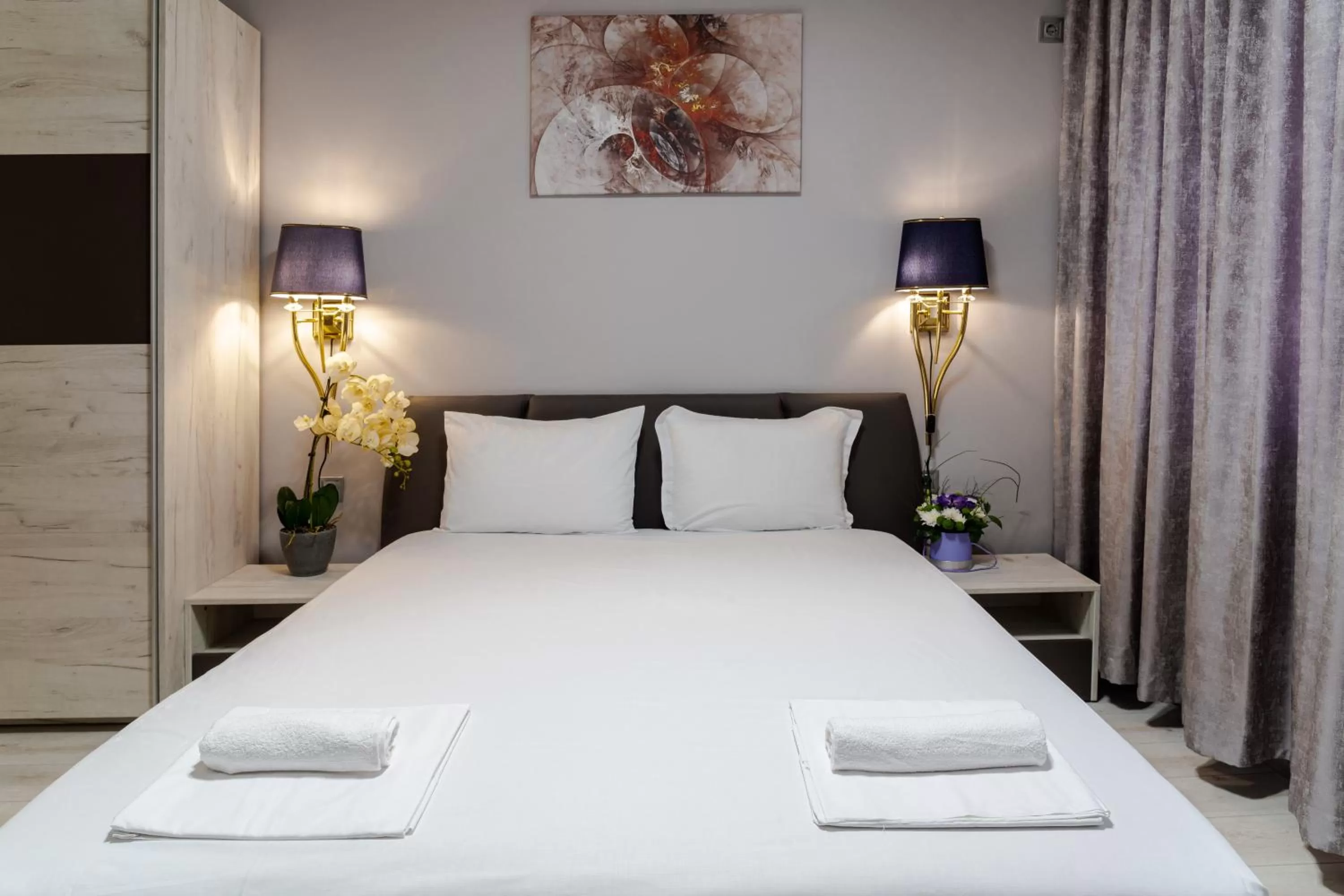 Bed in Cappo Aparthotel