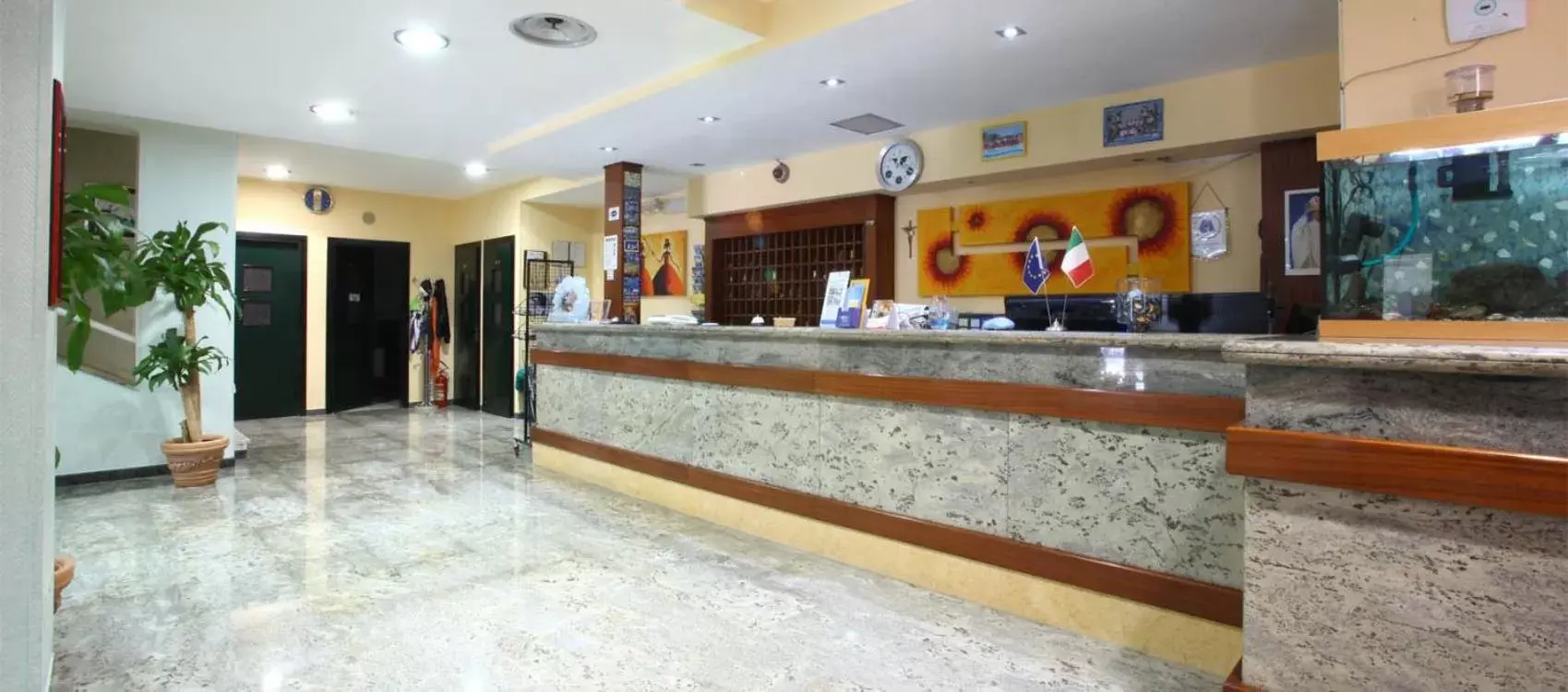 Lobby/Reception in Hotel Acquario