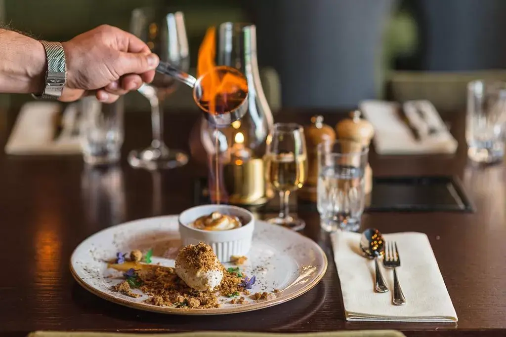 Food close-up in First Hotel Central