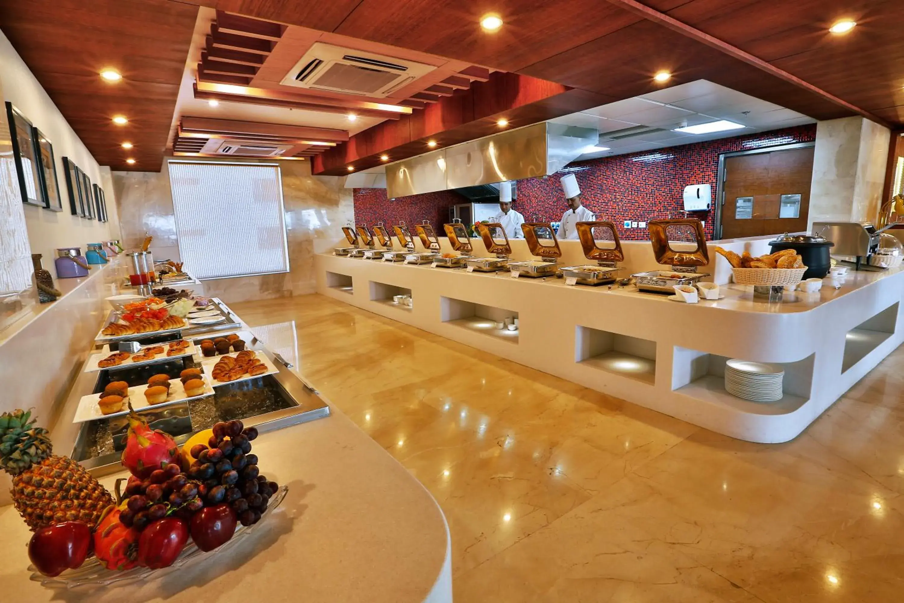 Buffet breakfast in Golden Tulip Vasundhara Hotel and Suites