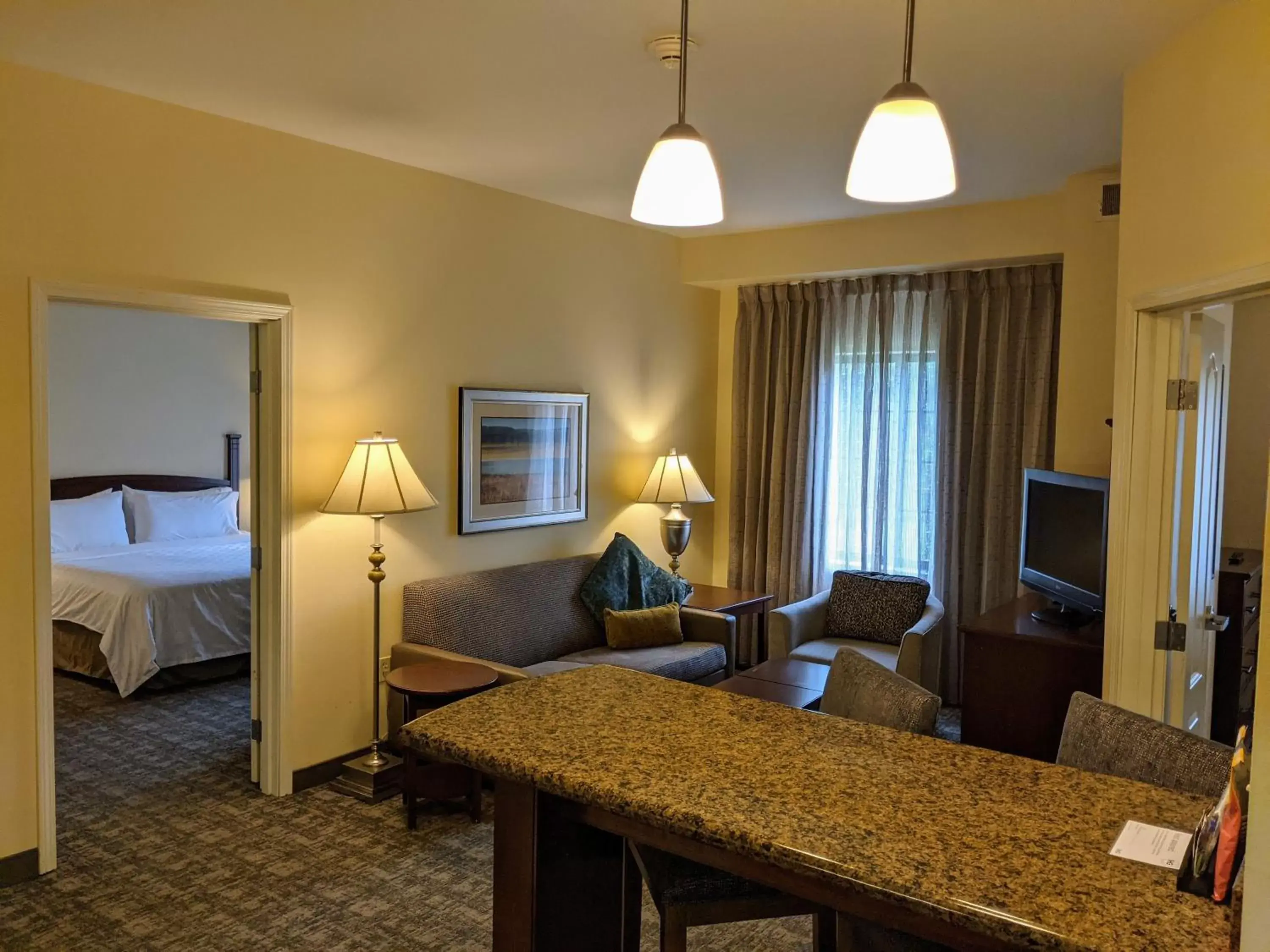 Two-Bedroom Suite with Roll-In Shower - Disability Access in Staybridge Suites Indianapolis-Carmel, an IHG Hotel Two-Bedroom Suite with Roll-In Shower - Disability Access in Staybridge Suites Indianapolis-Carmel, an IHG Hotel