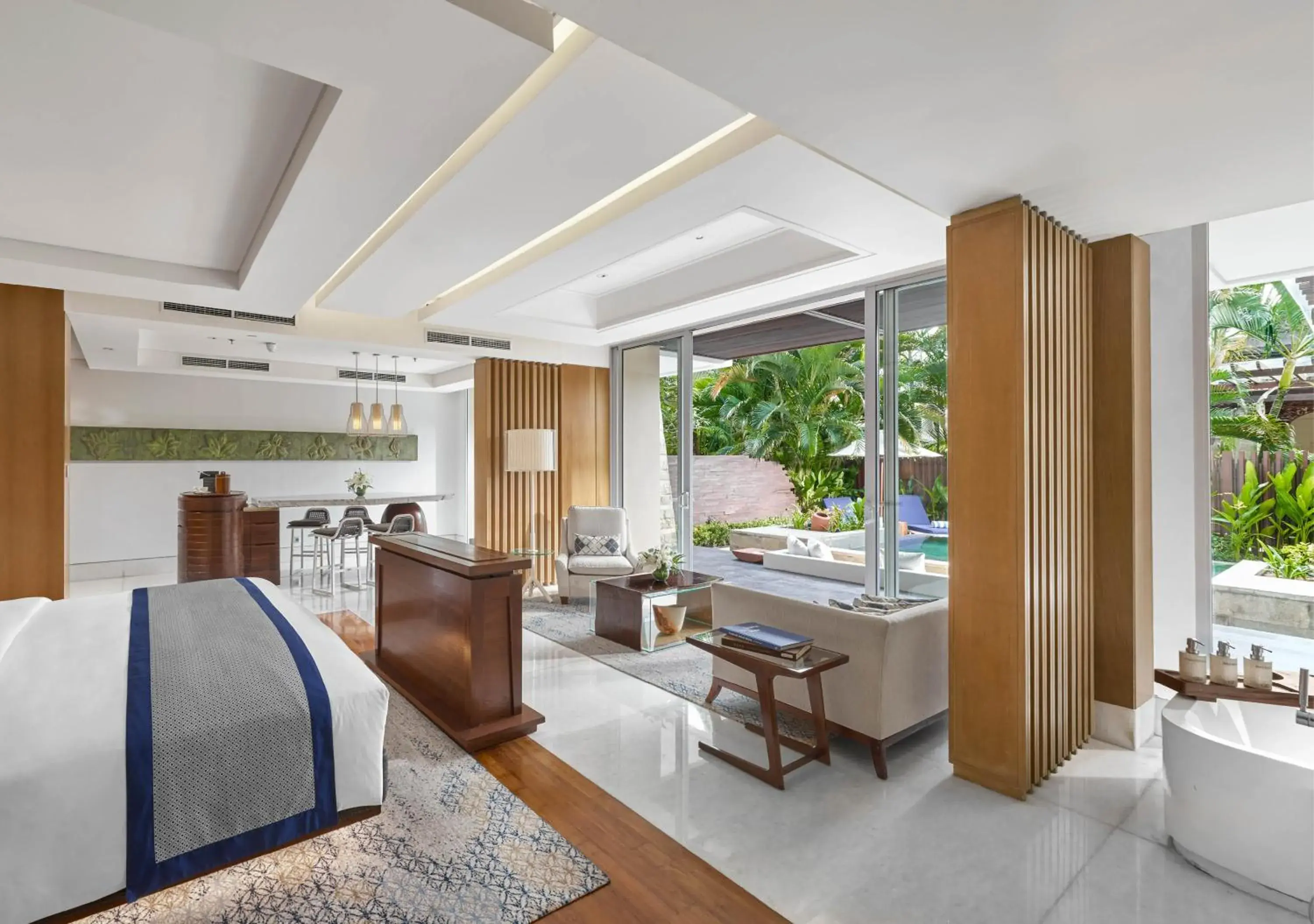 Patio in Suites & Villas at Sofitel Bali