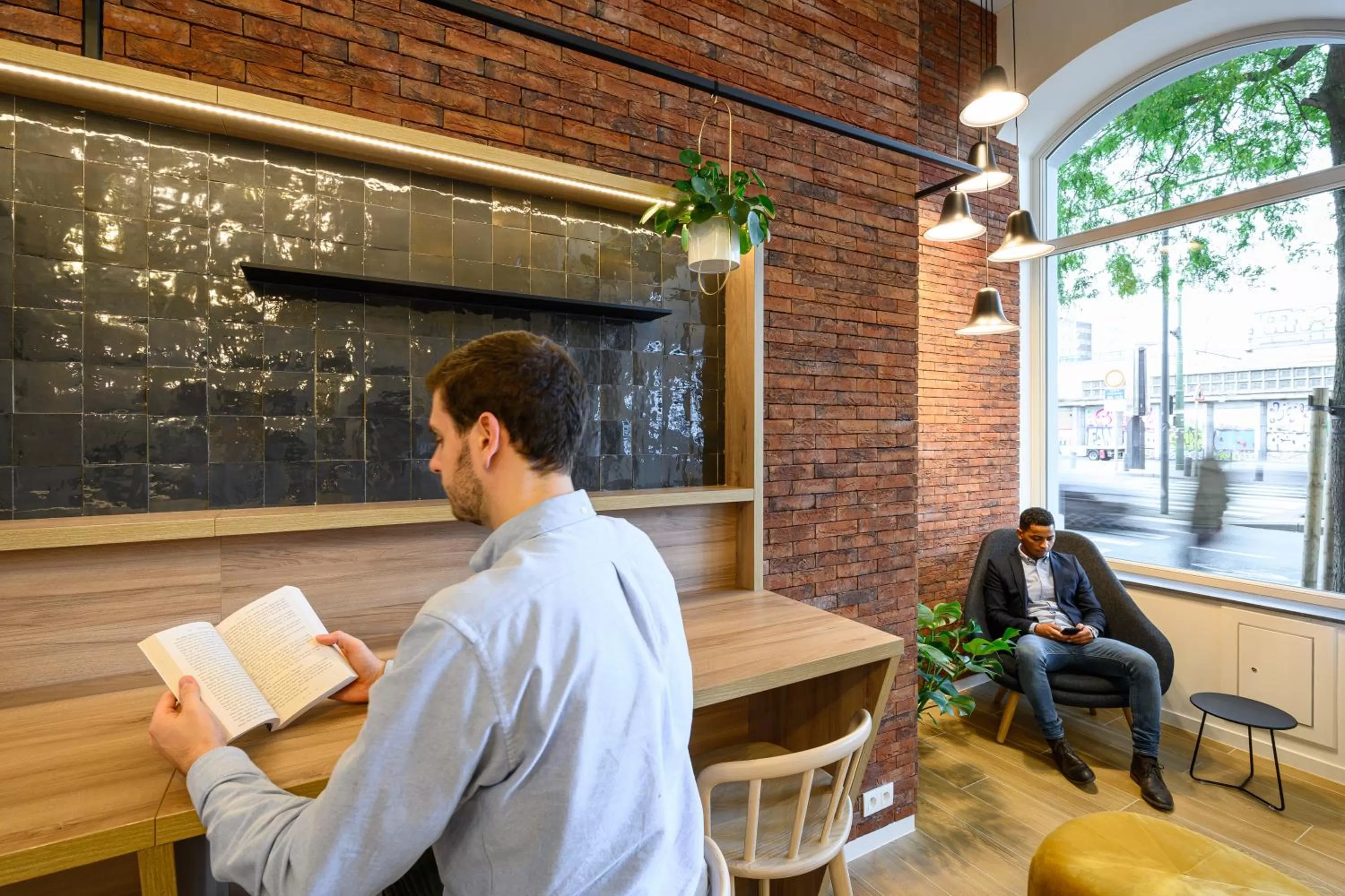 Lobby or reception in B&B HOTEL Brussels Centre Gare du Midi