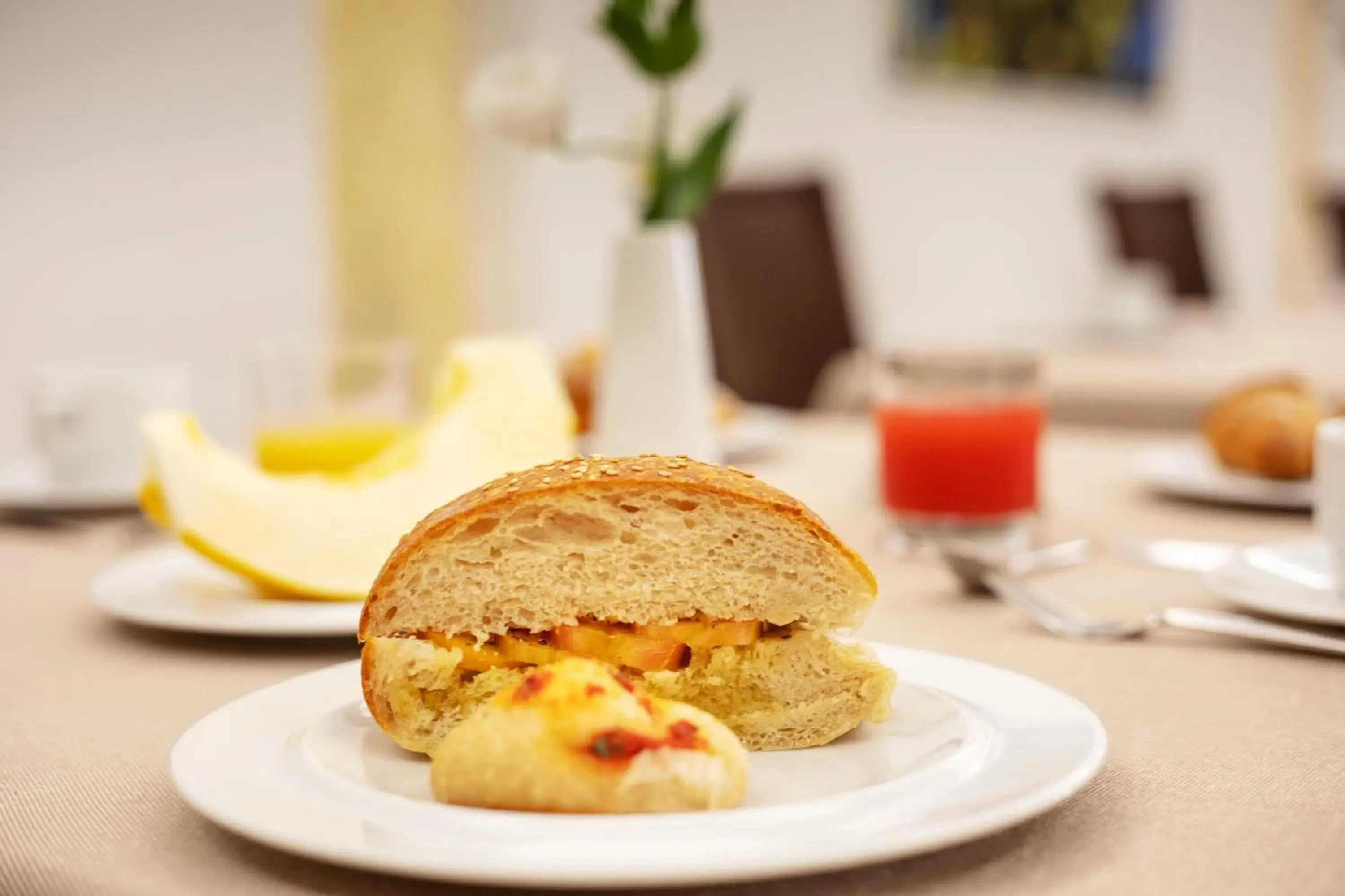 Continental breakfast in Hotel Sabbia d'Oro