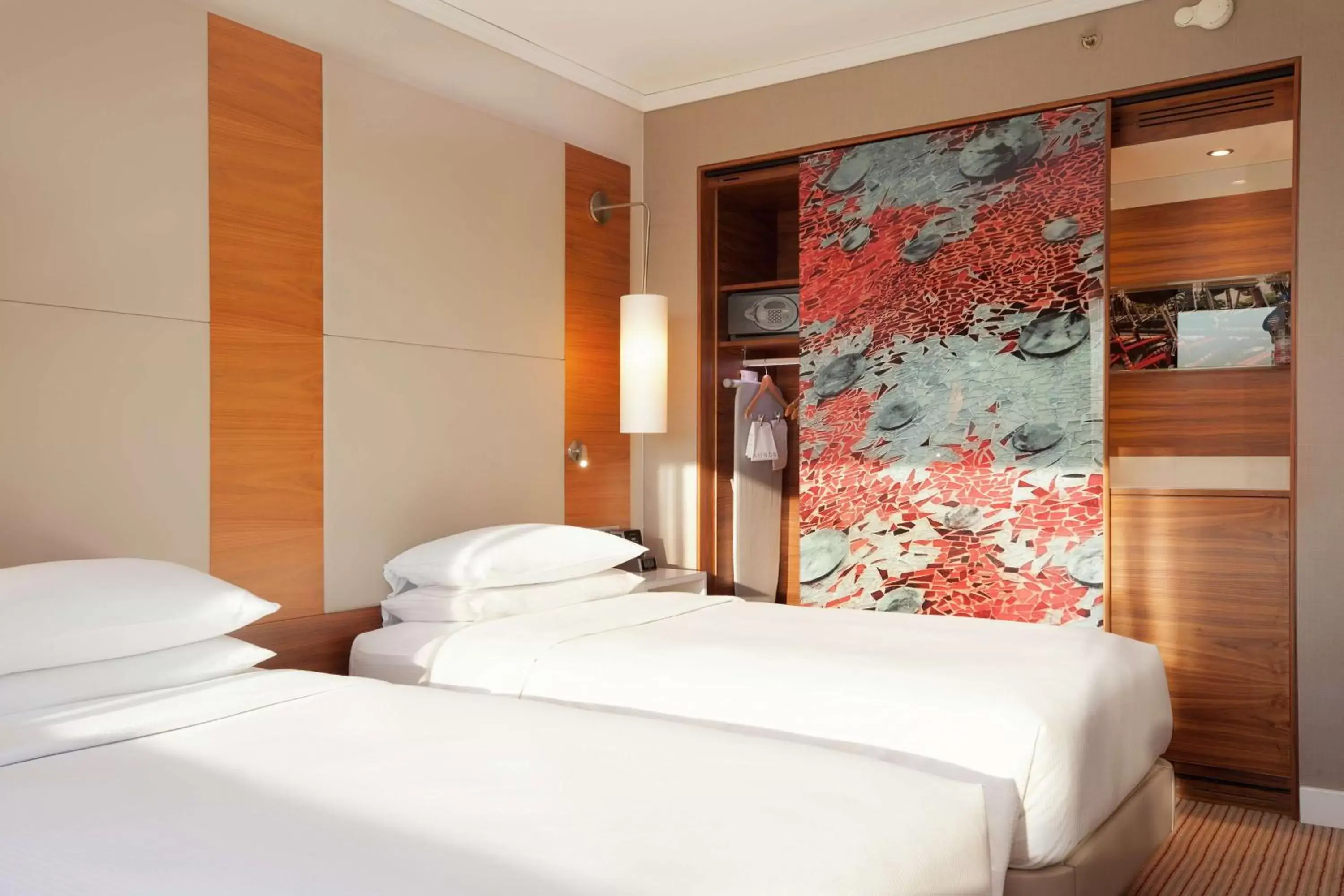 Bed in Hilton Barcelona