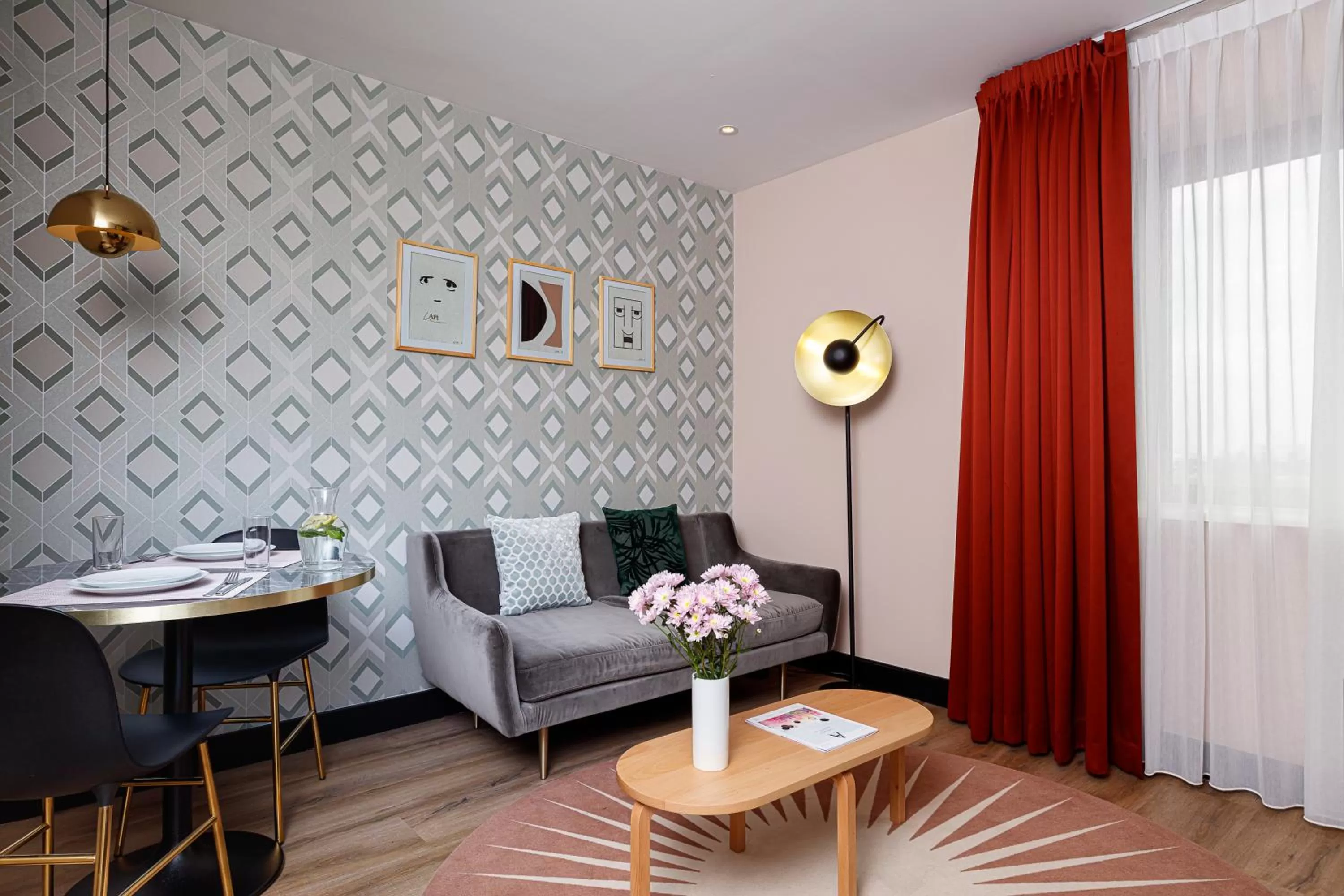 Living room, Seating Area in Boutique Apartments Amsterdam