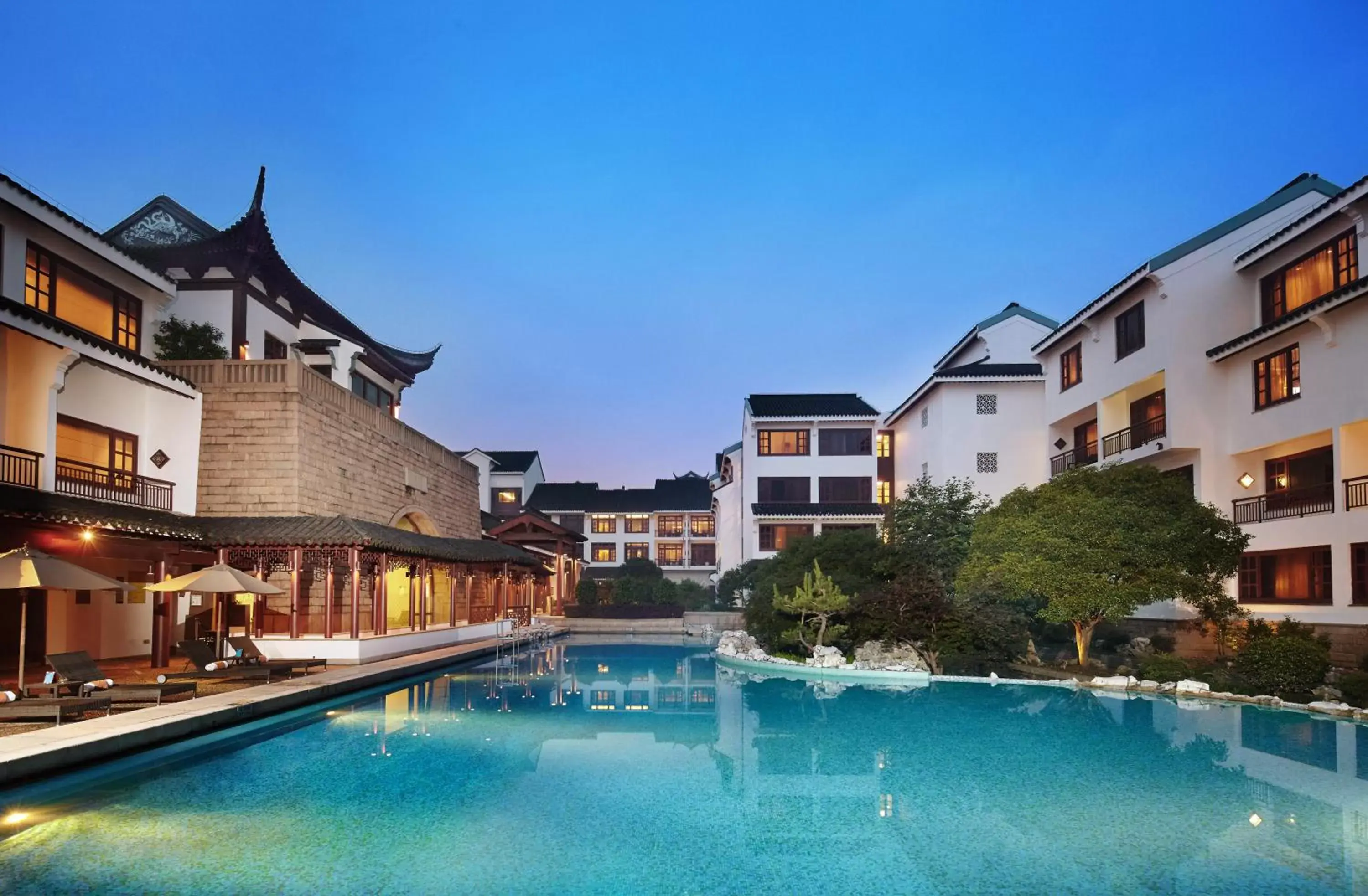 View (from property/room), Swimming Pool in Pan Pacific Suzhou