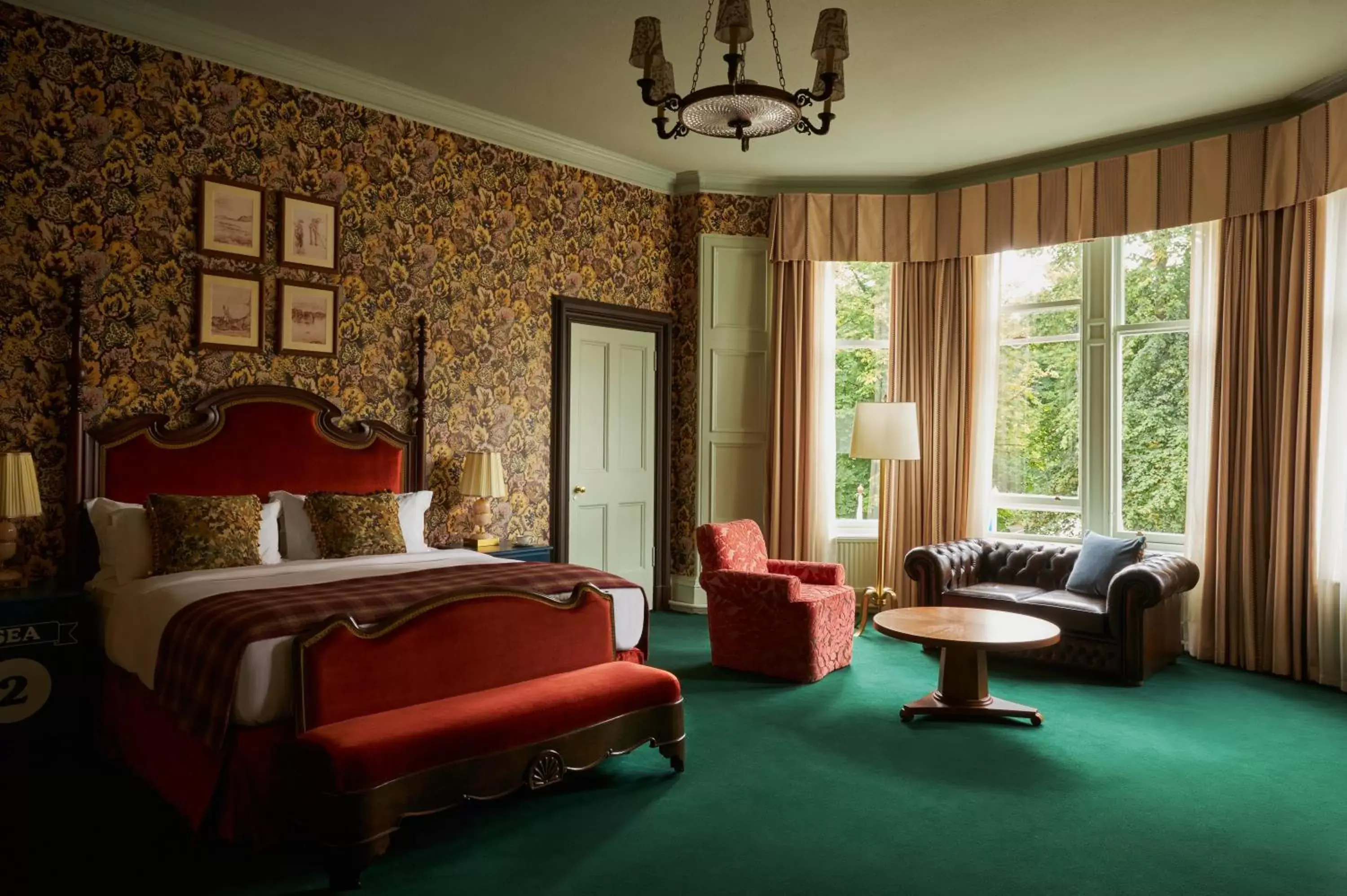 Living room, Bed in Marine North Berwick Living room, Bed in Marine North Berwick