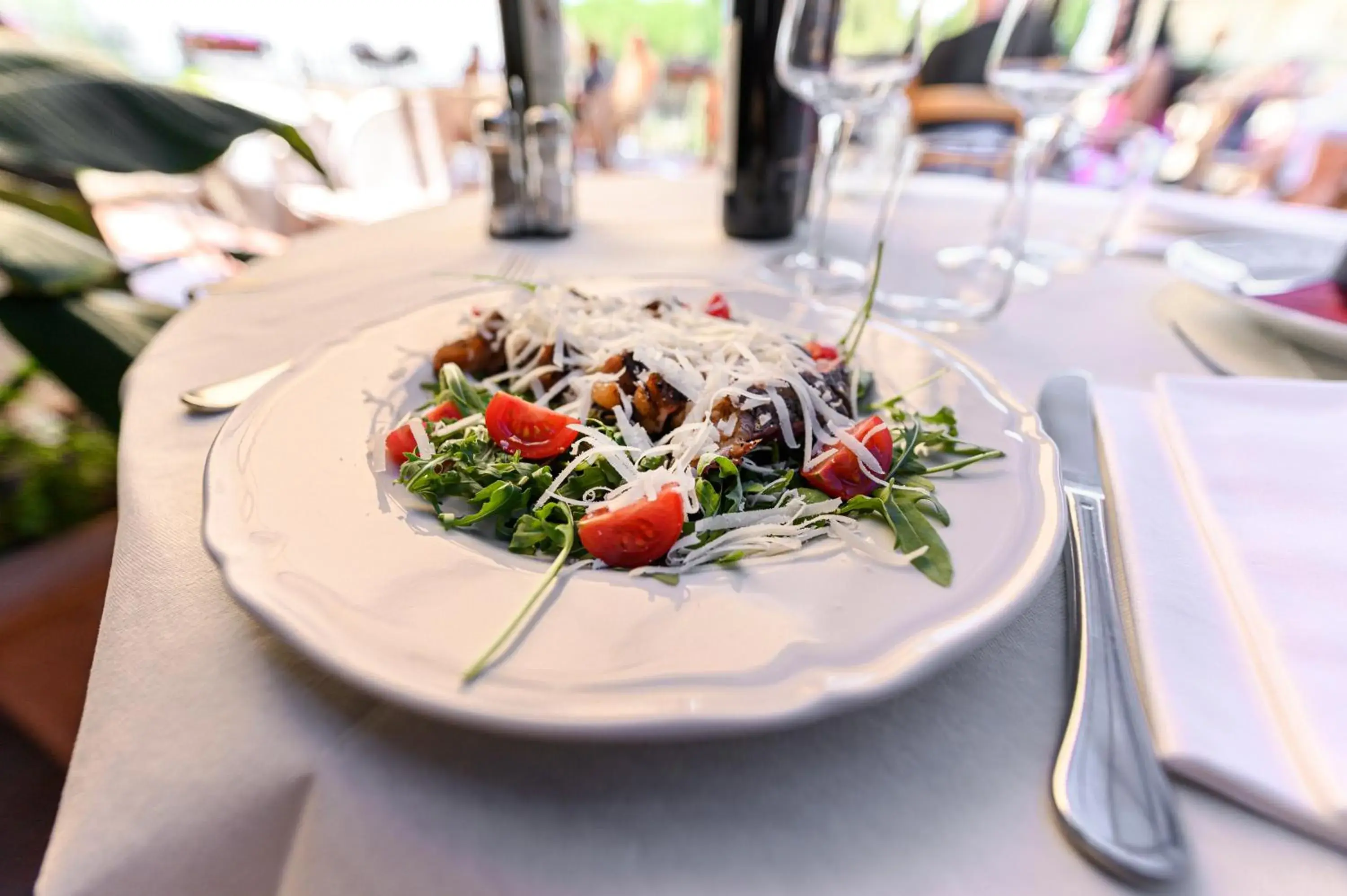 Balcony/Terrace, Food in Hotel Palazzuolo