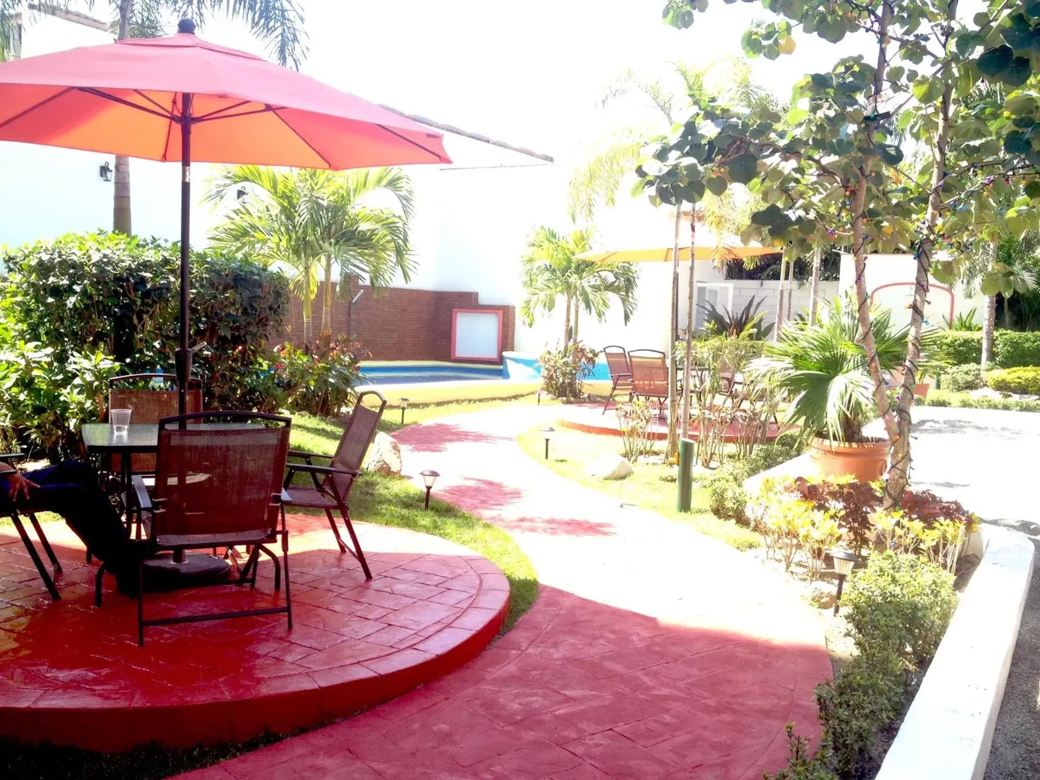 Patio in Hotel y Suites Los Encantos