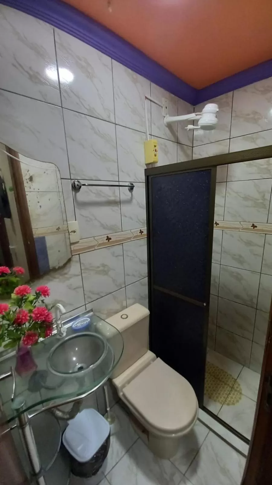 Bathroom in Apart Hotel-Amazonas Shooping
