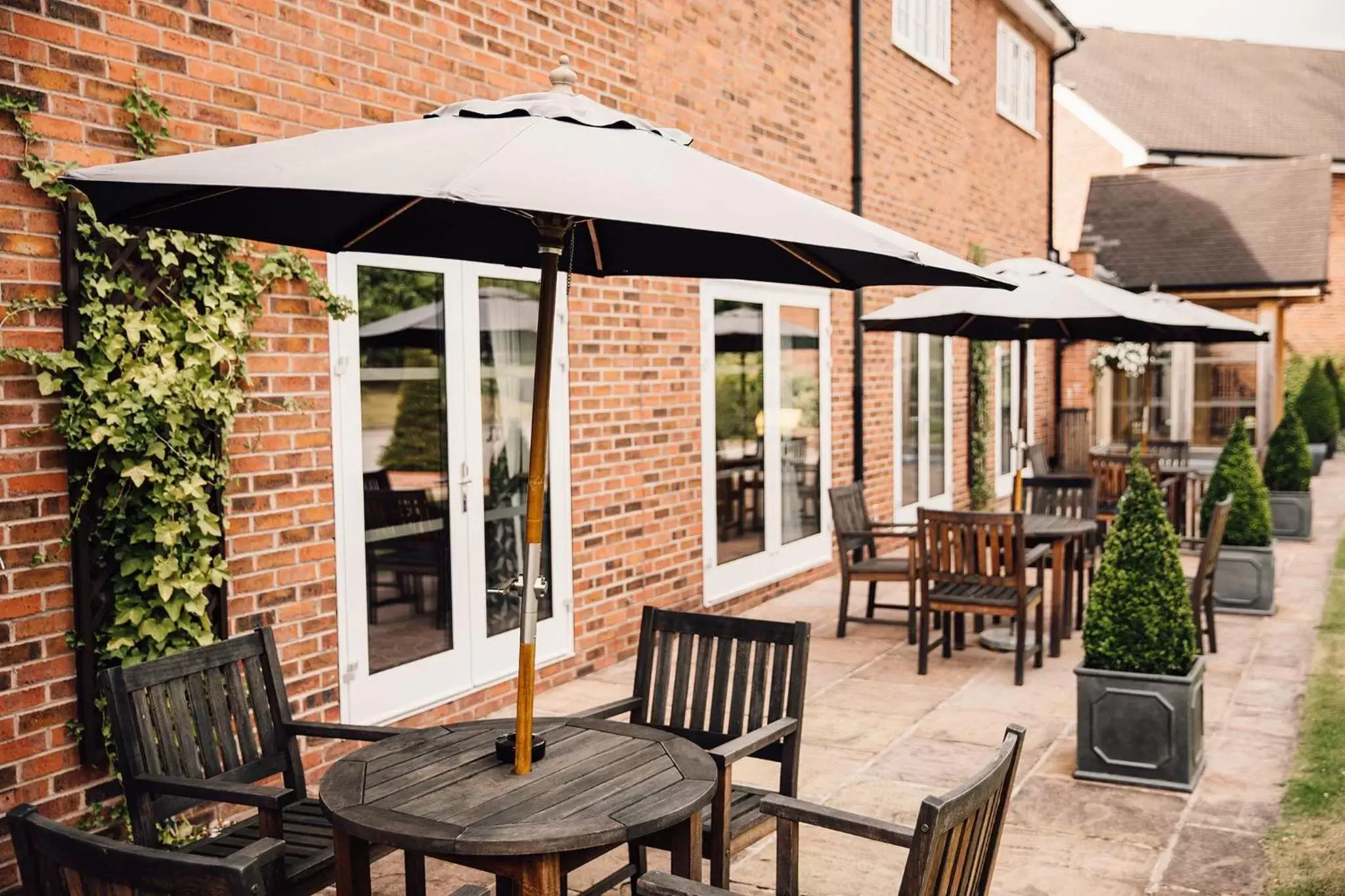 Patio in Manor House Hotel & Spa, Alsager