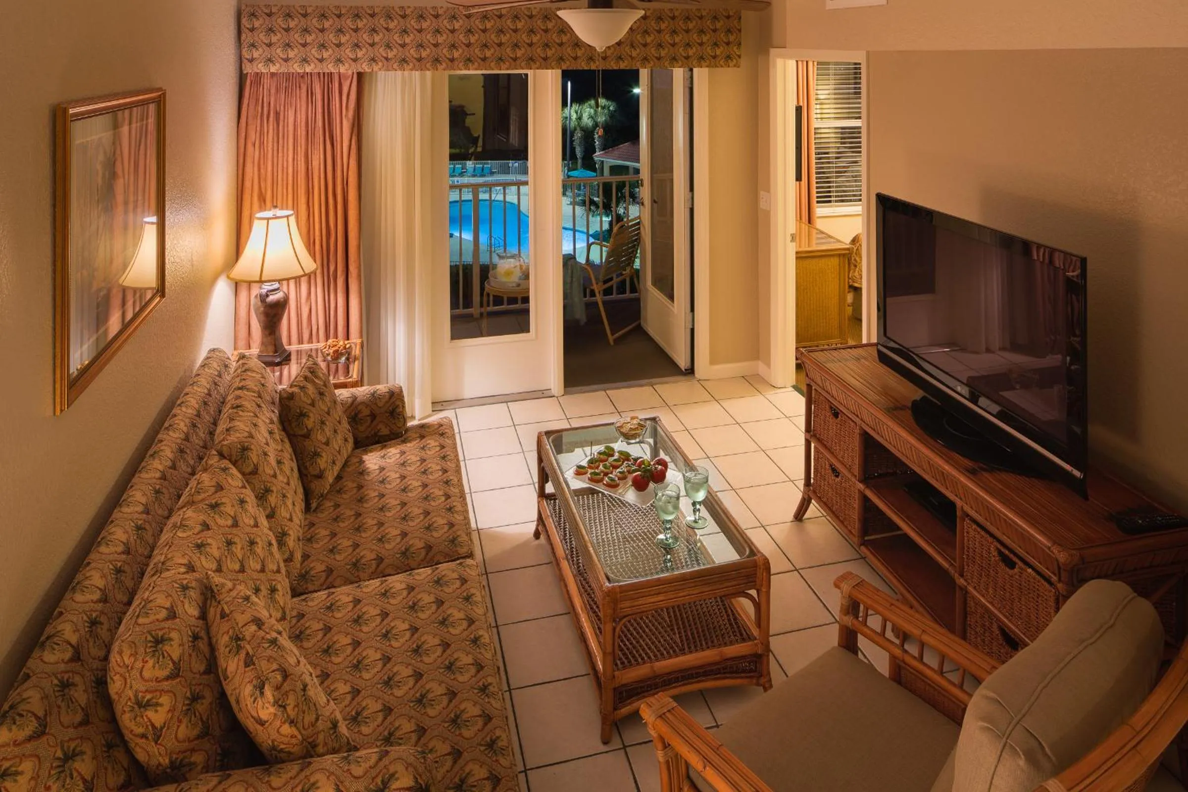 Living room in Vacation Villas 2, a Ramada by Wyndham